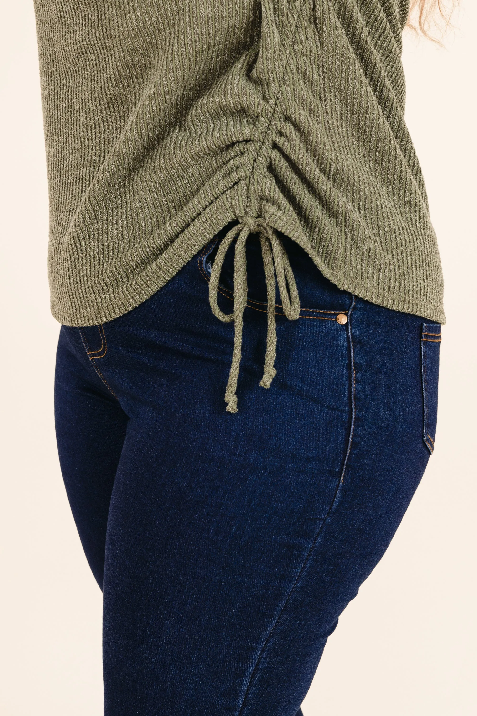 A Beautiful World Top, Olive