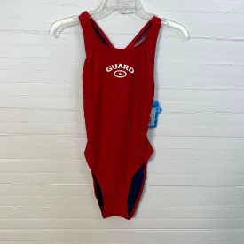 Adoretex Womens Guard Wide Strap One Piece Swimsuit, Red - Size 34 - NWT