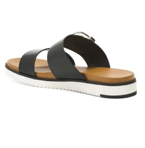 ALDO Women's Buckle Double Band Slide on Sandals