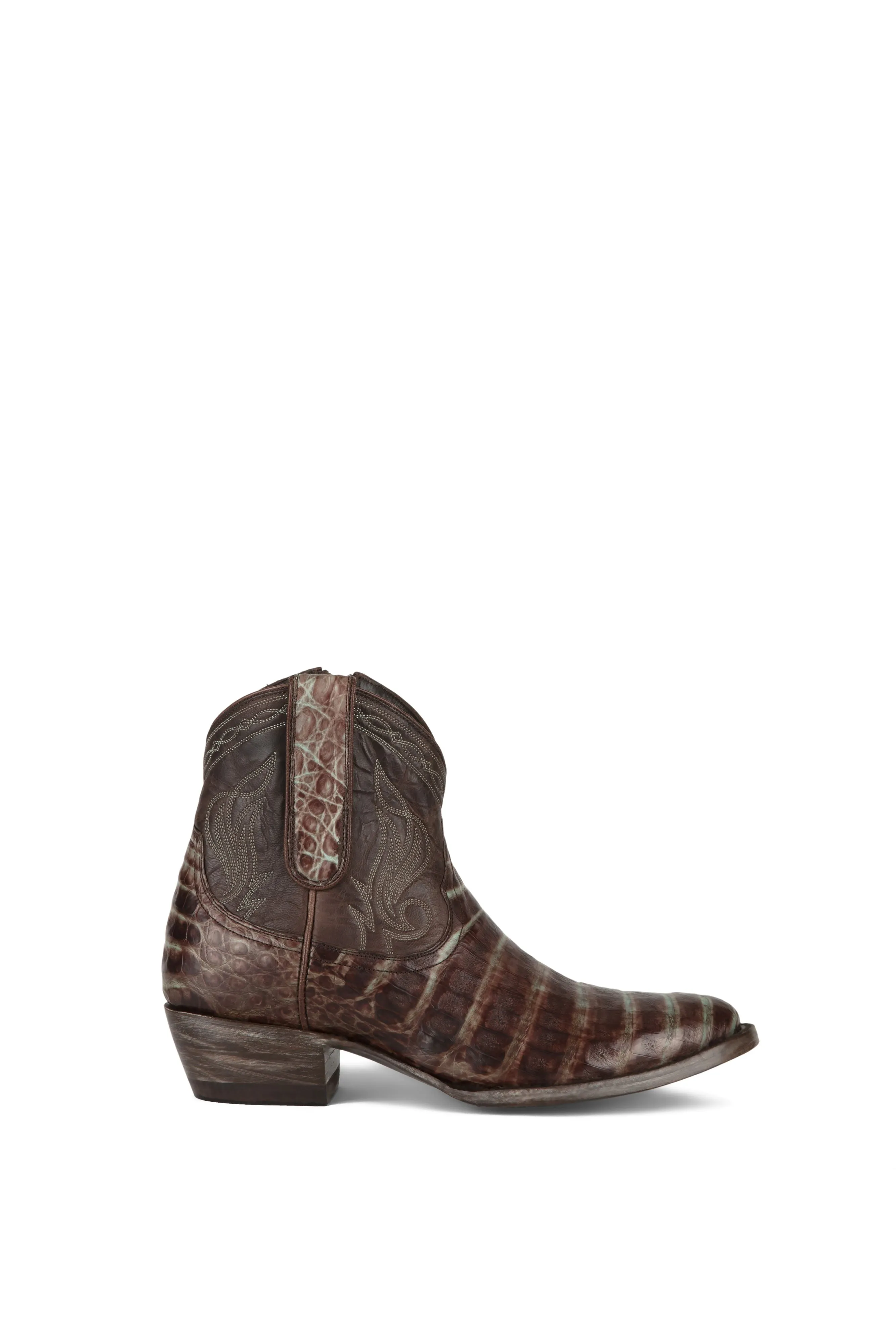 Allens Brand - Sierra Caiman - Chocolate & Turquoise