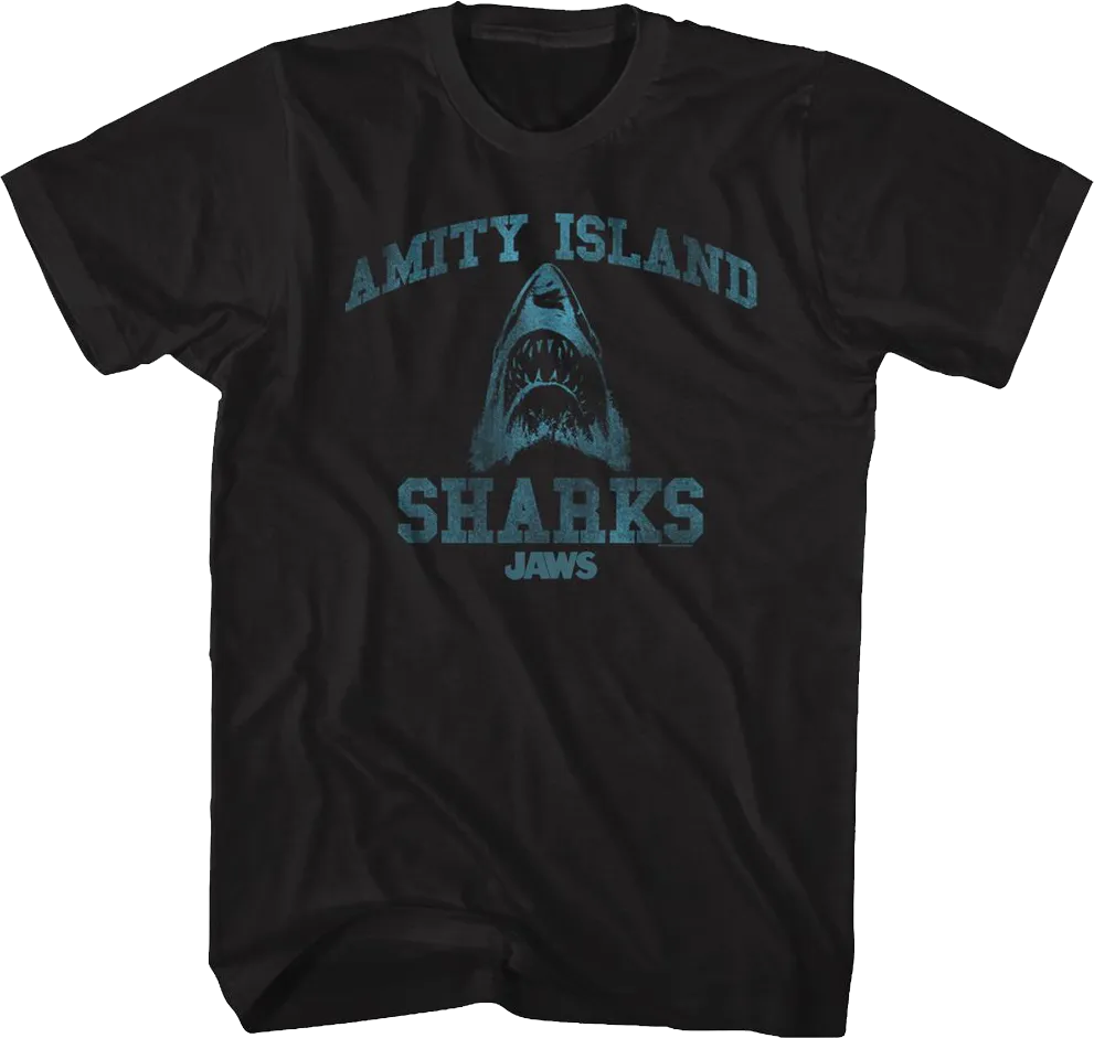 Amity Island Sharks Jaws T-Shirt