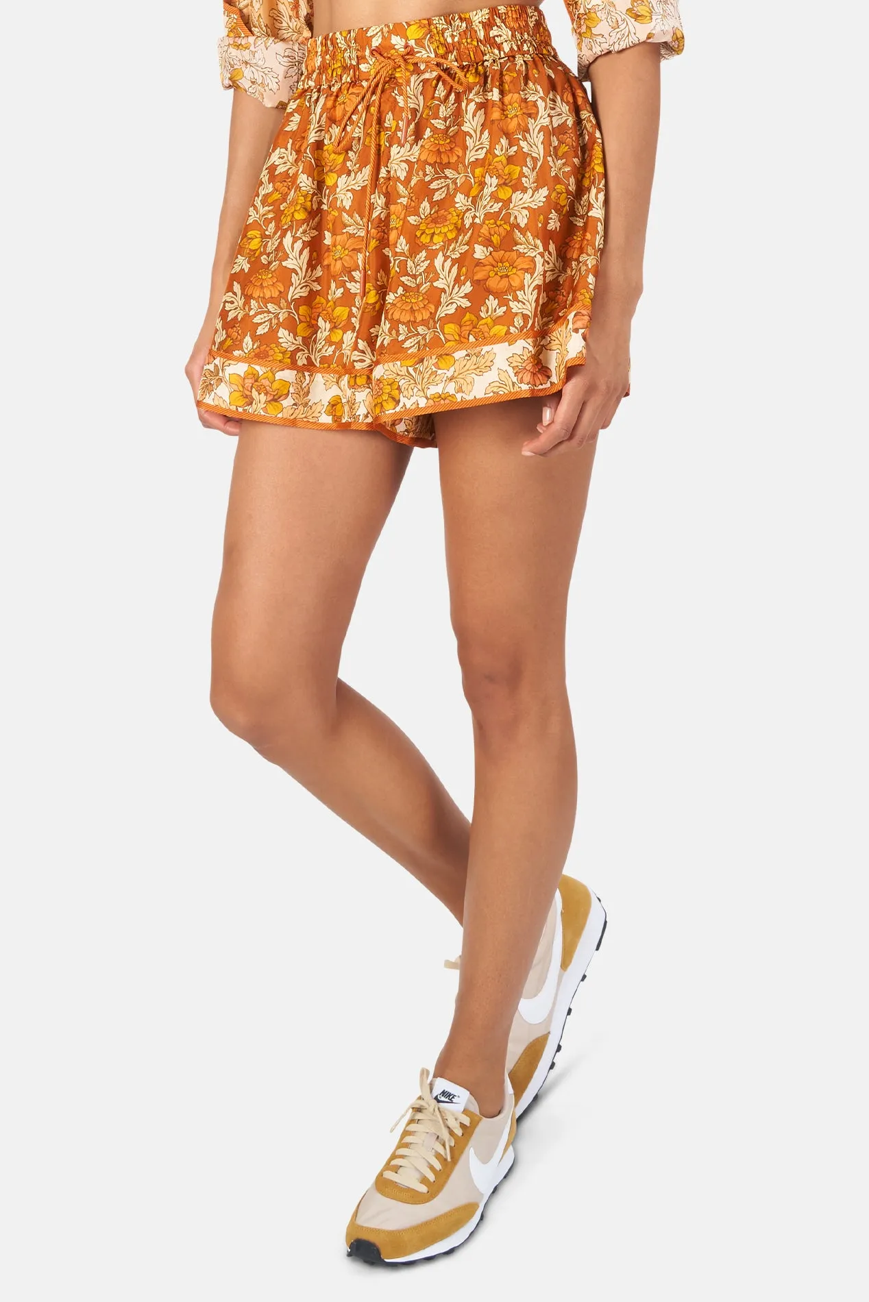 Andie Relaxed Short Terracotta Floral