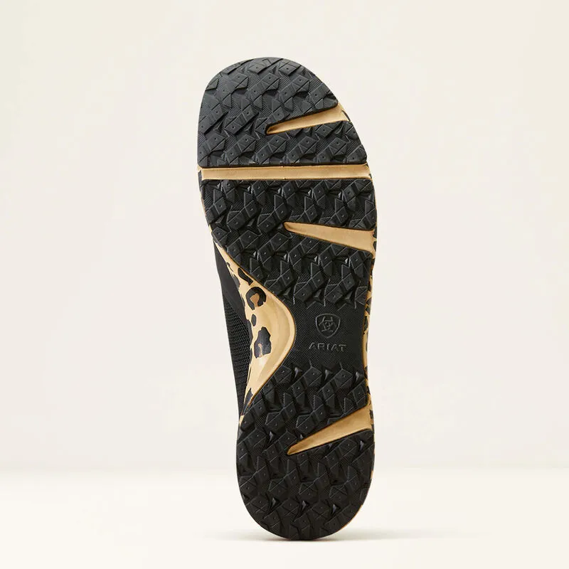 Ariat Ladies Fuse Black Mesh Leopard Print 10042462