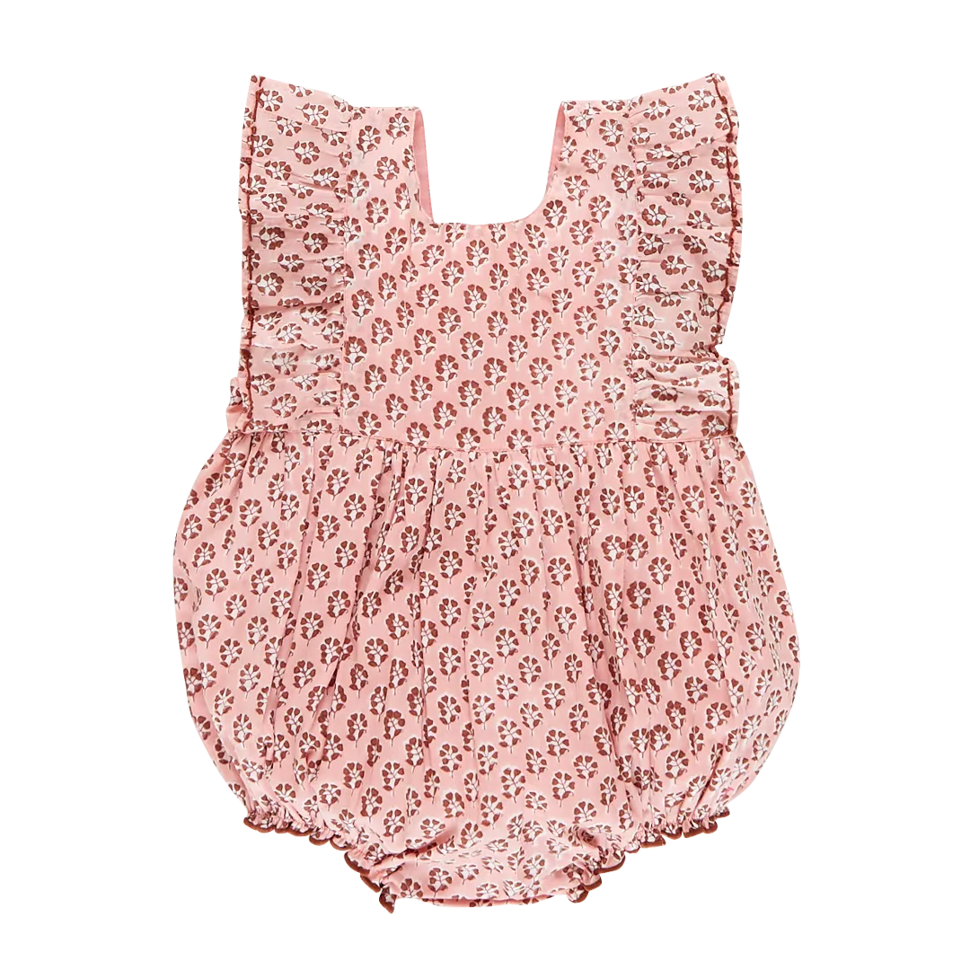 Baby Girls Marceline Bubble - Pink Lisbon Ditsy