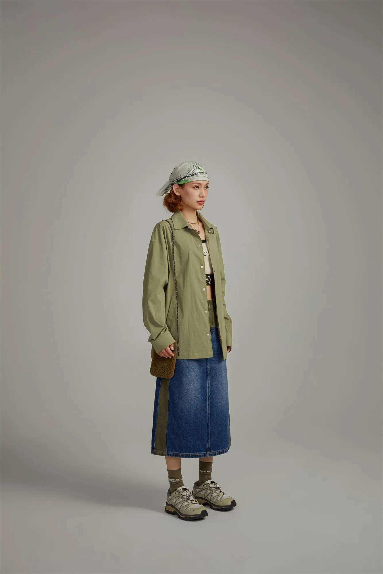 Basic Solid Overfit Shirt