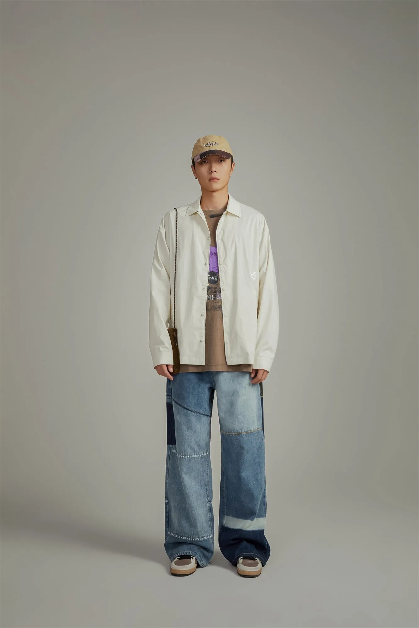 Basic Solid Overfit Shirt