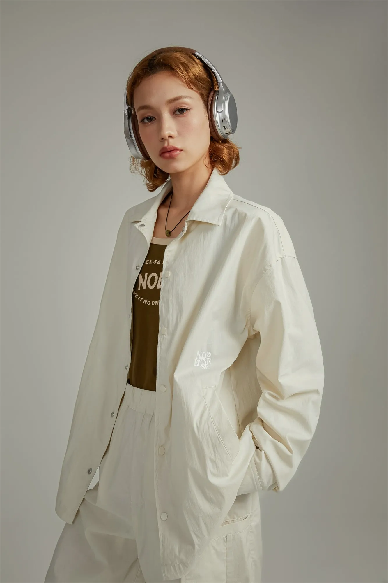 Basic Solid Overfit Shirt