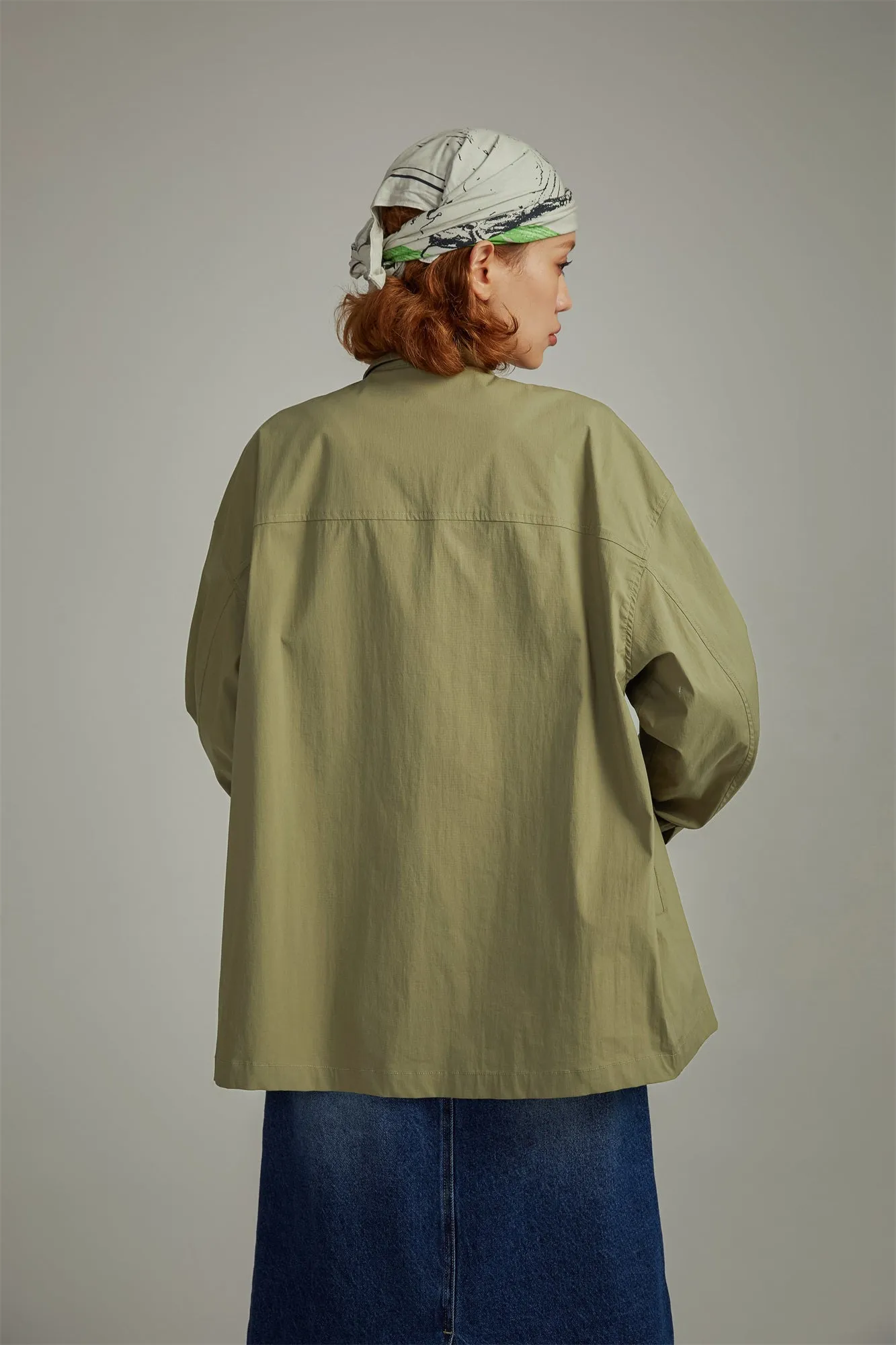 Basic Solid Overfit Shirt