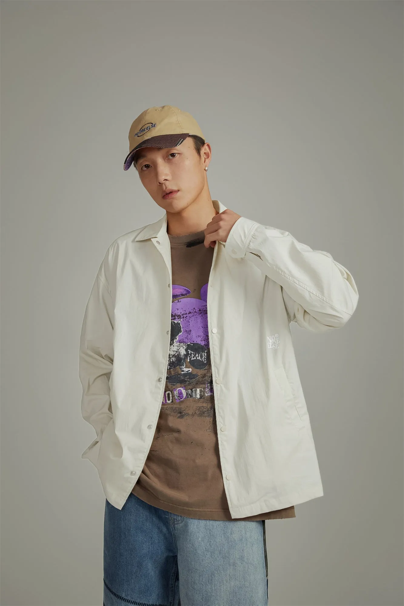 Basic Solid Overfit Shirt