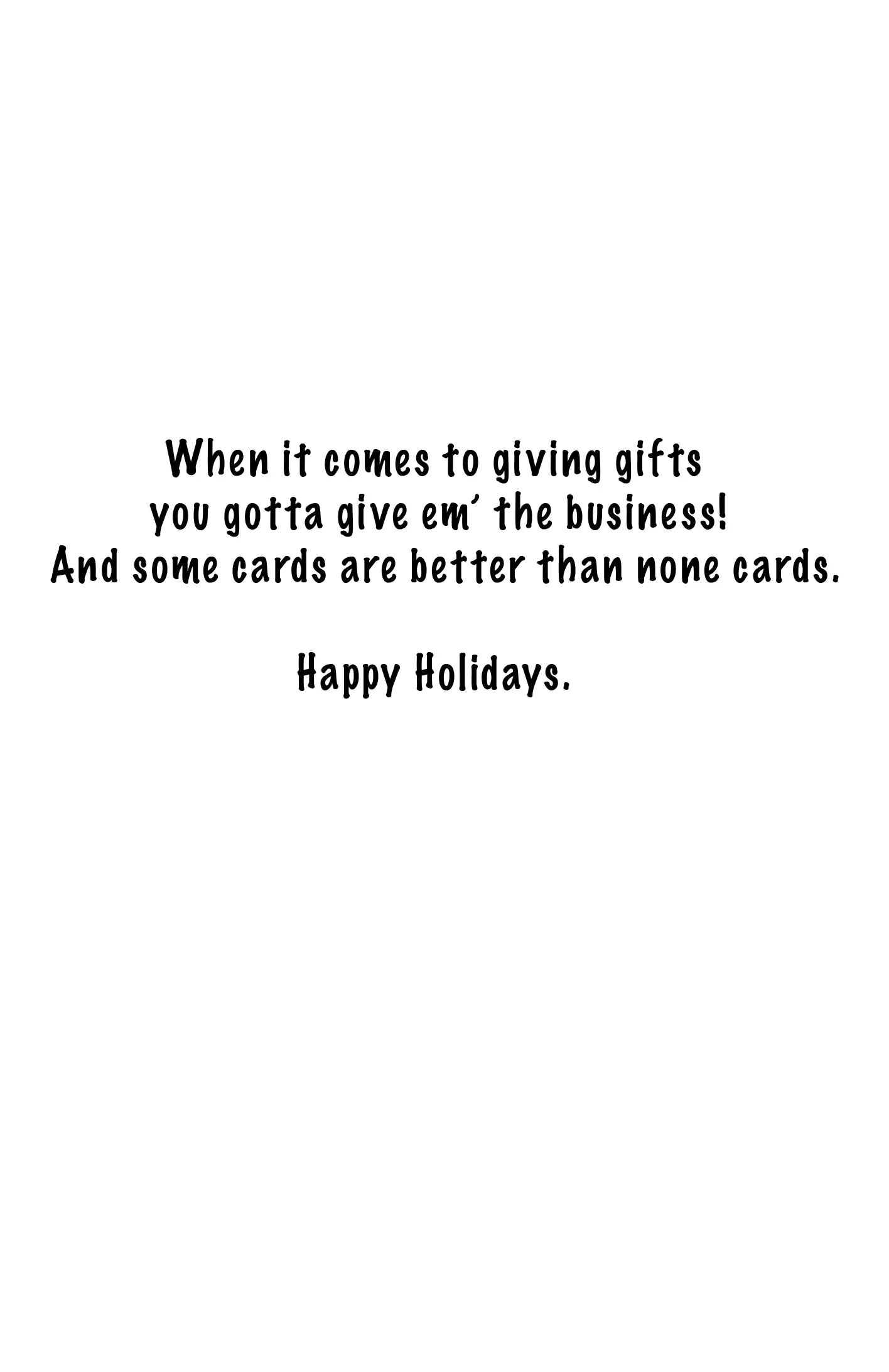 BOOM it's the Holidays- Christmas Card