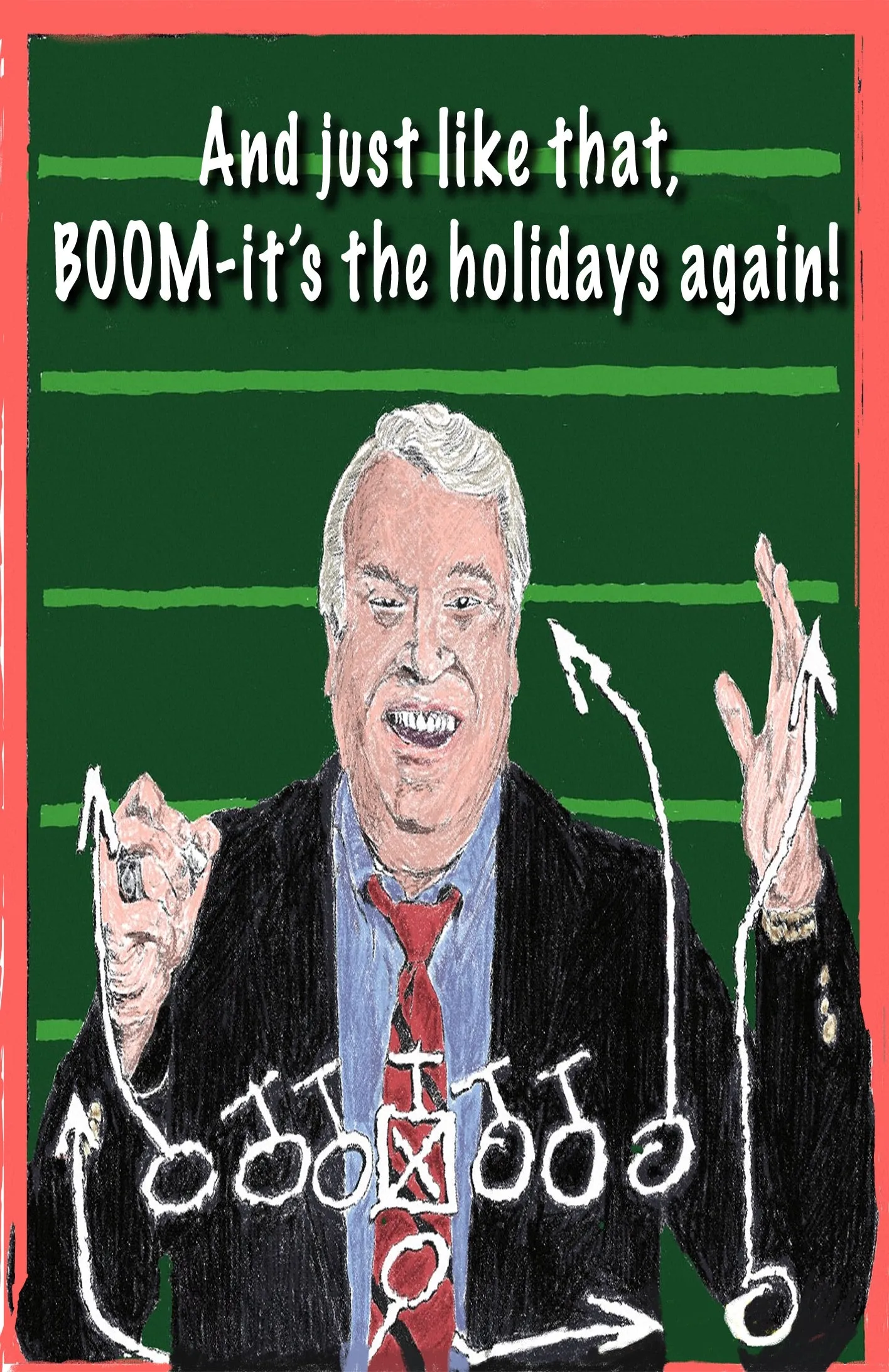 BOOM it's the Holidays- Christmas Card