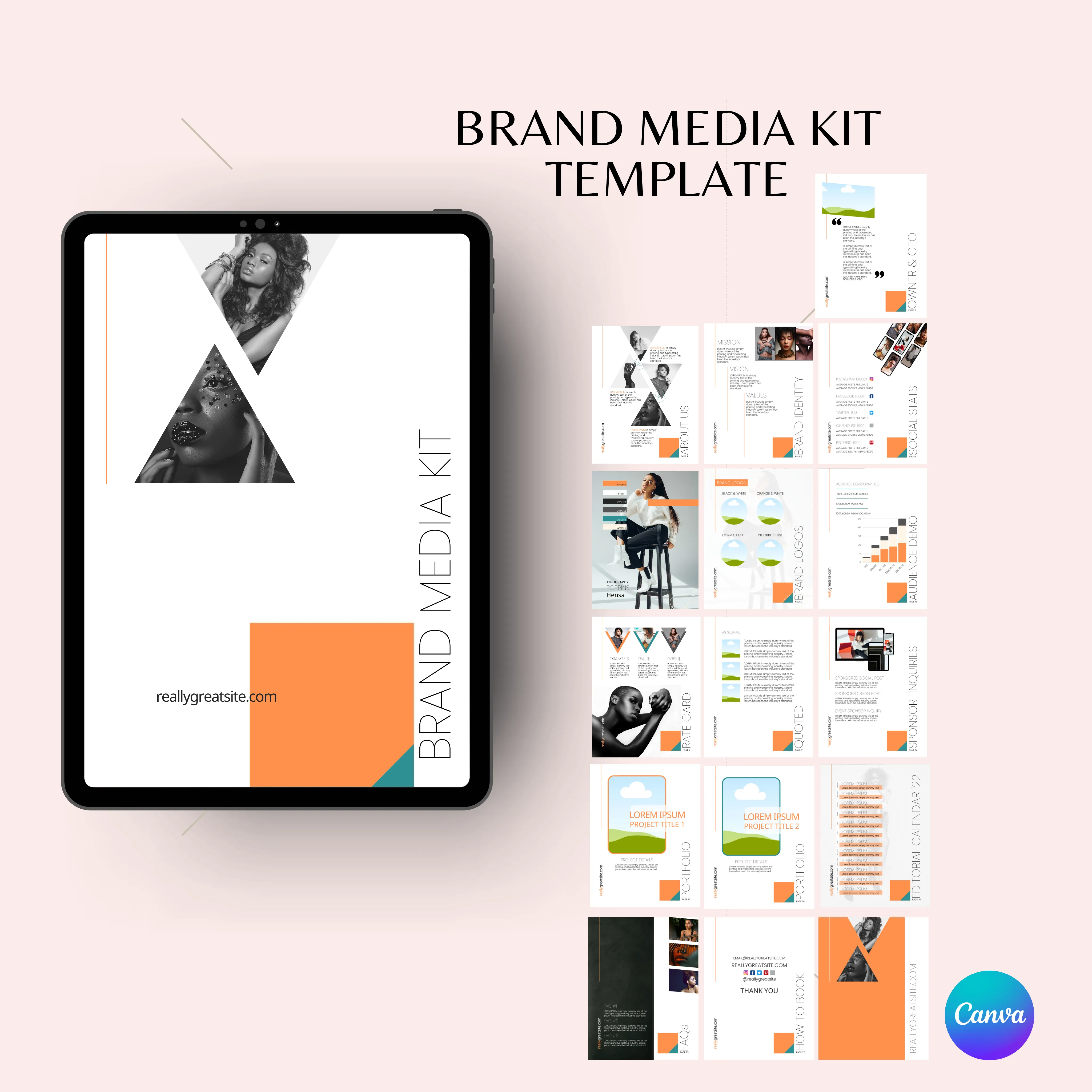 Brand Media Kit Template
