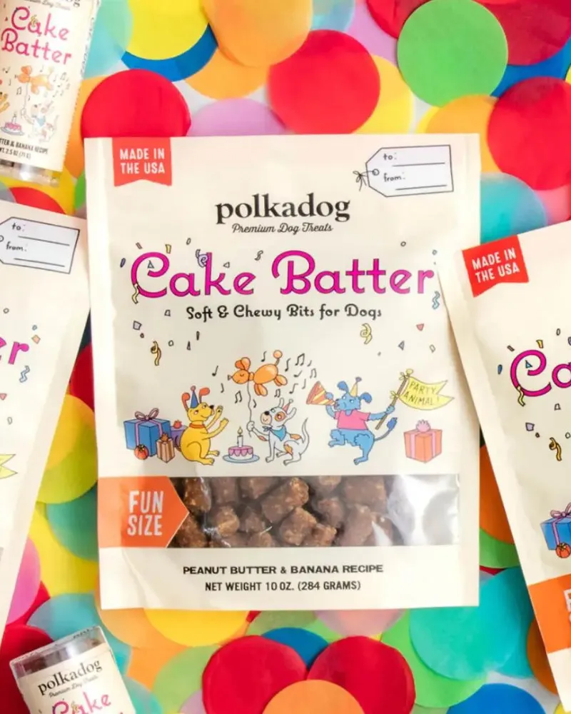 Cake Batter PB & Banana Soft Dog Treats