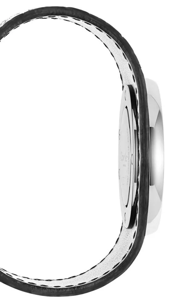 Calvin Klein Spellbound Blue and Black Leather Silver Dial Quartz Womens Watch K5V231V6
