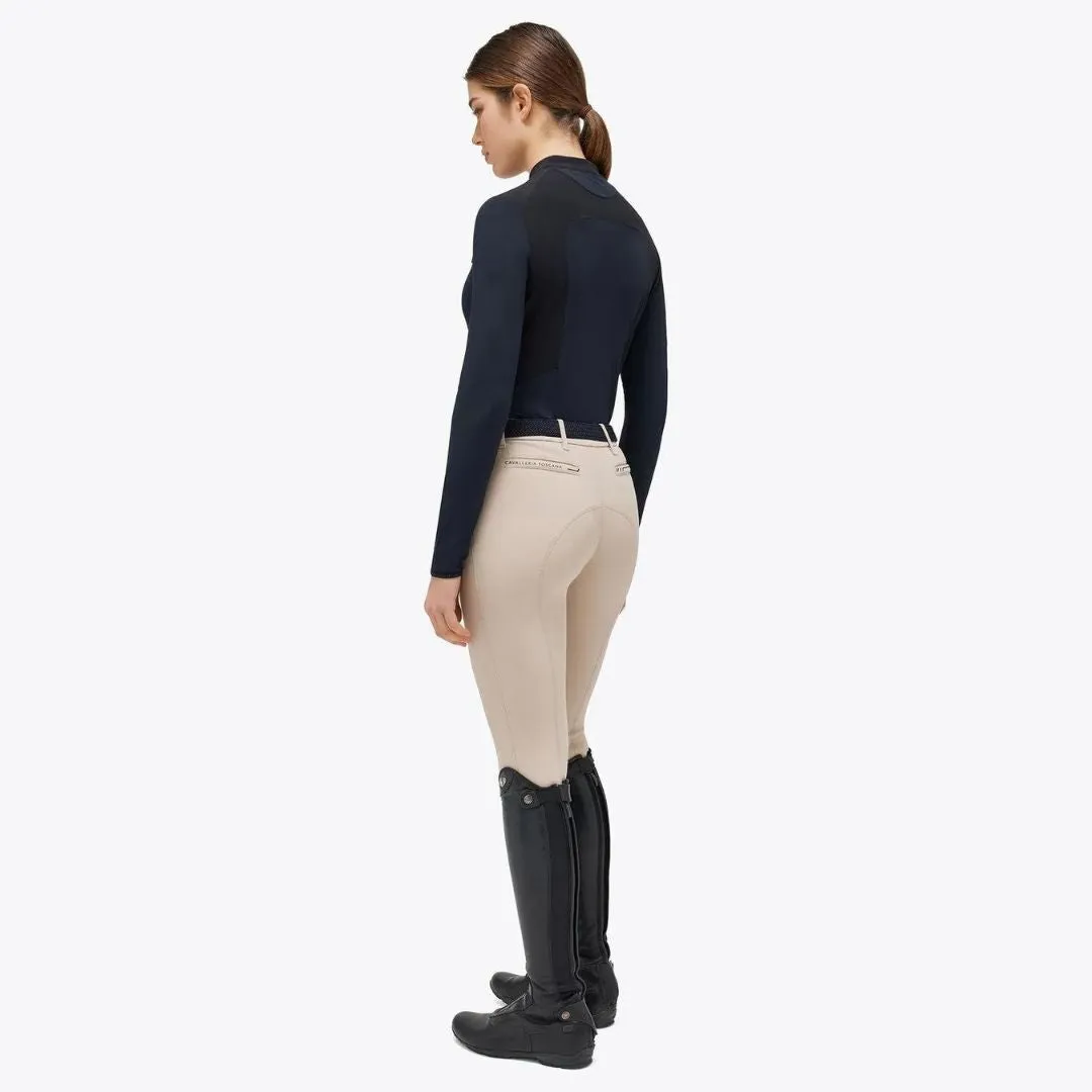 Cavalleria Toscana Piqué Half Zip Shirt