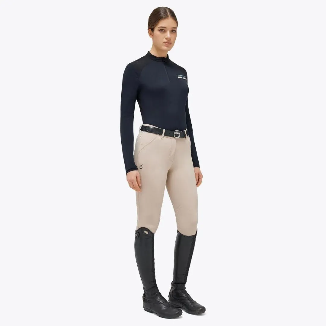 Cavalleria Toscana Piqué Half Zip Shirt