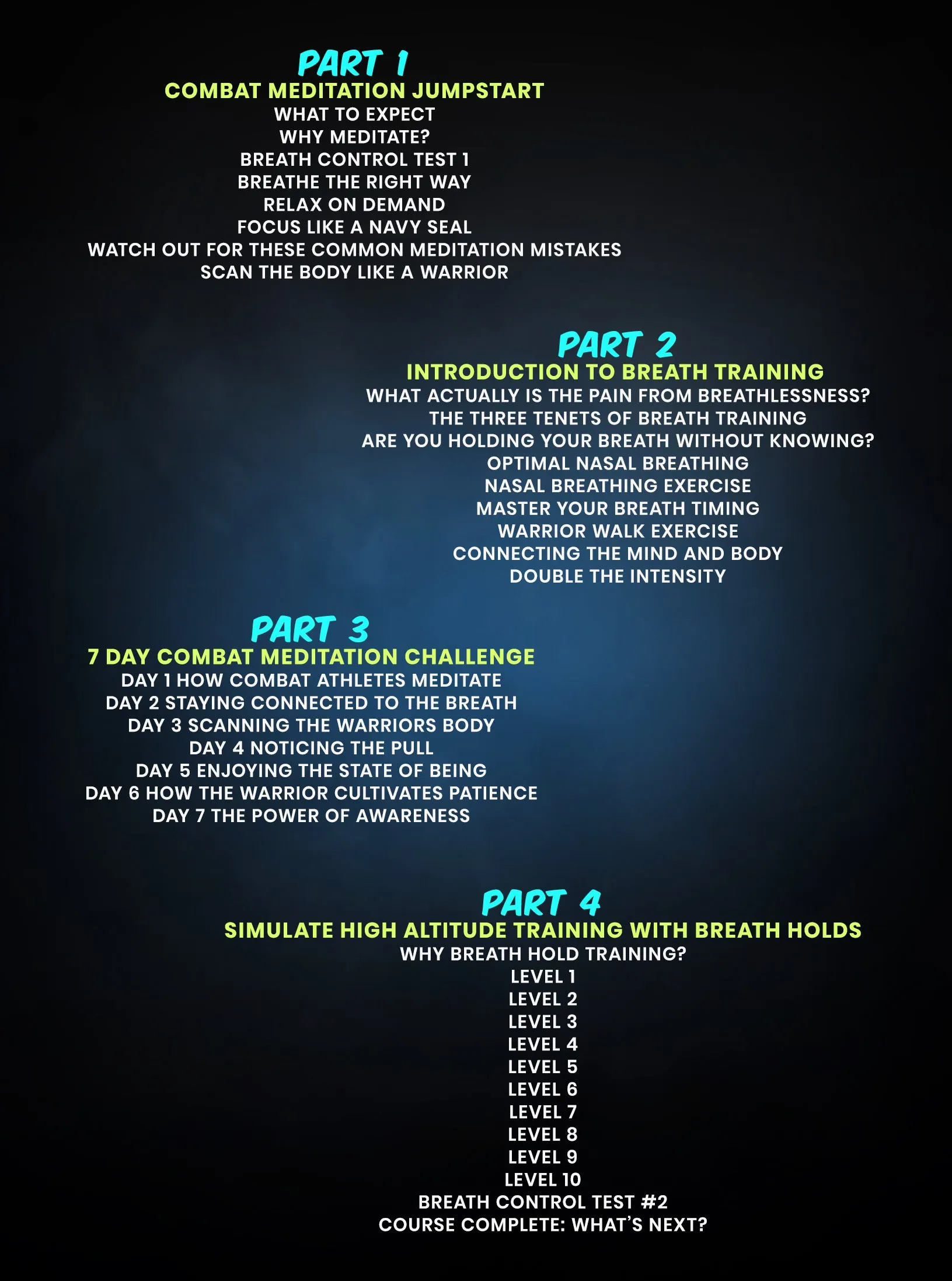 Combat Breath Control and Meditation by Ross Lewin