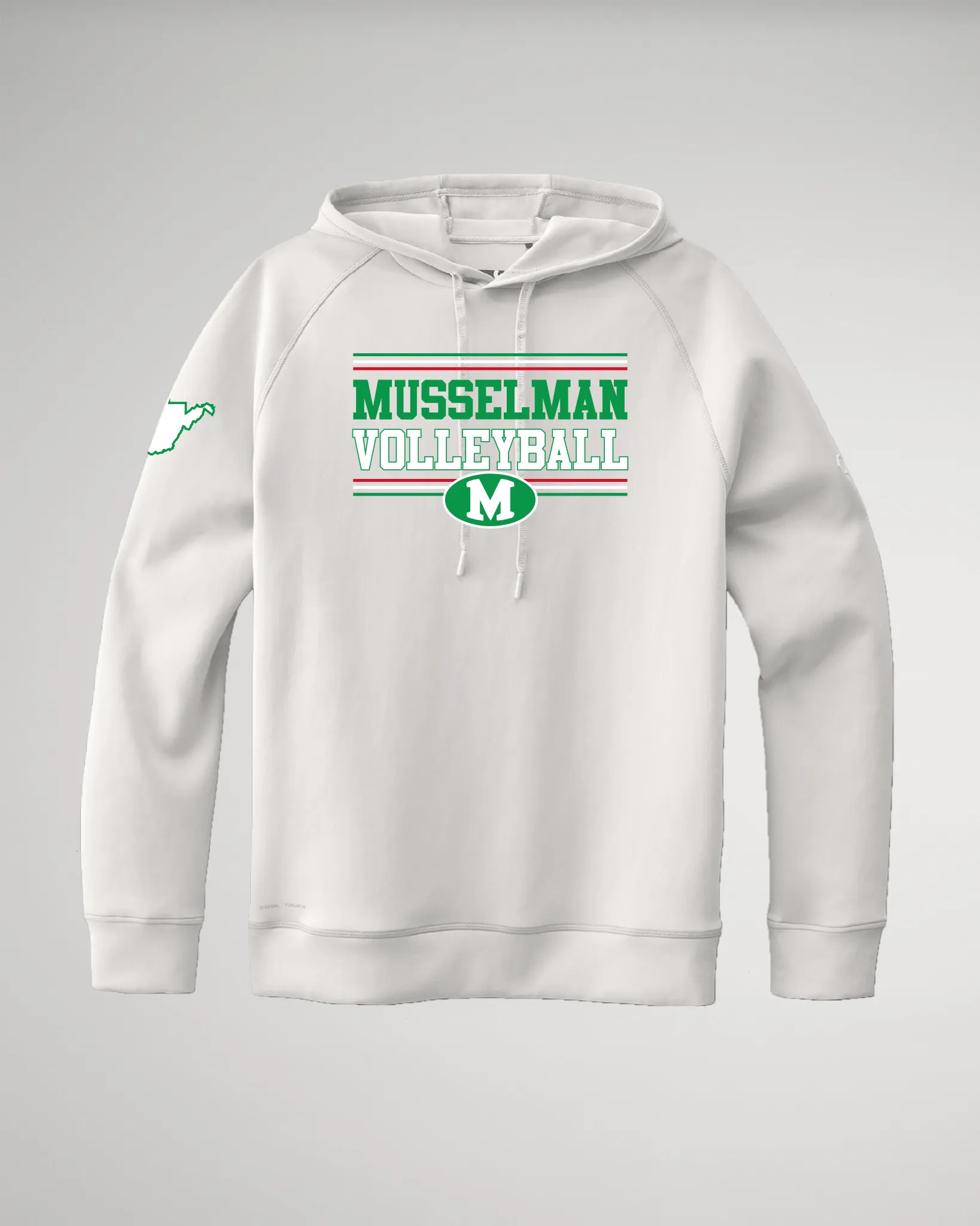 Cool-Touch Hoodie-Unisex--Musselman Volleyball June 24