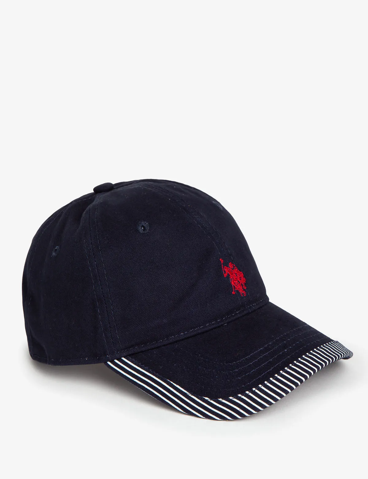 COTTON TWILL EMBROIDERED LOGO BASEBALL CAP
