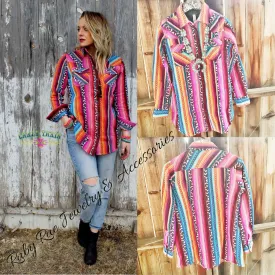 Crazy Train Brand Full Serape Tunic