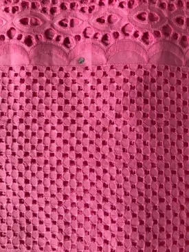 Daring Pink Lace Fabric