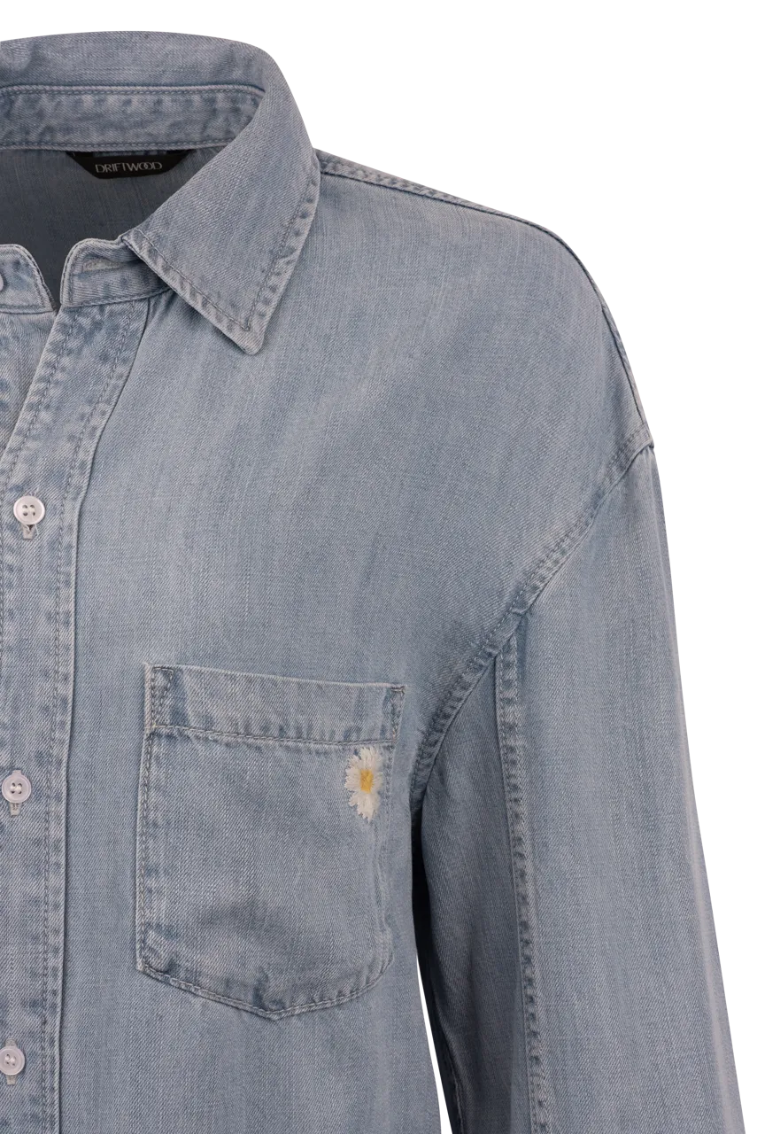 Driftwood Daisy Daydream Denim Tunic