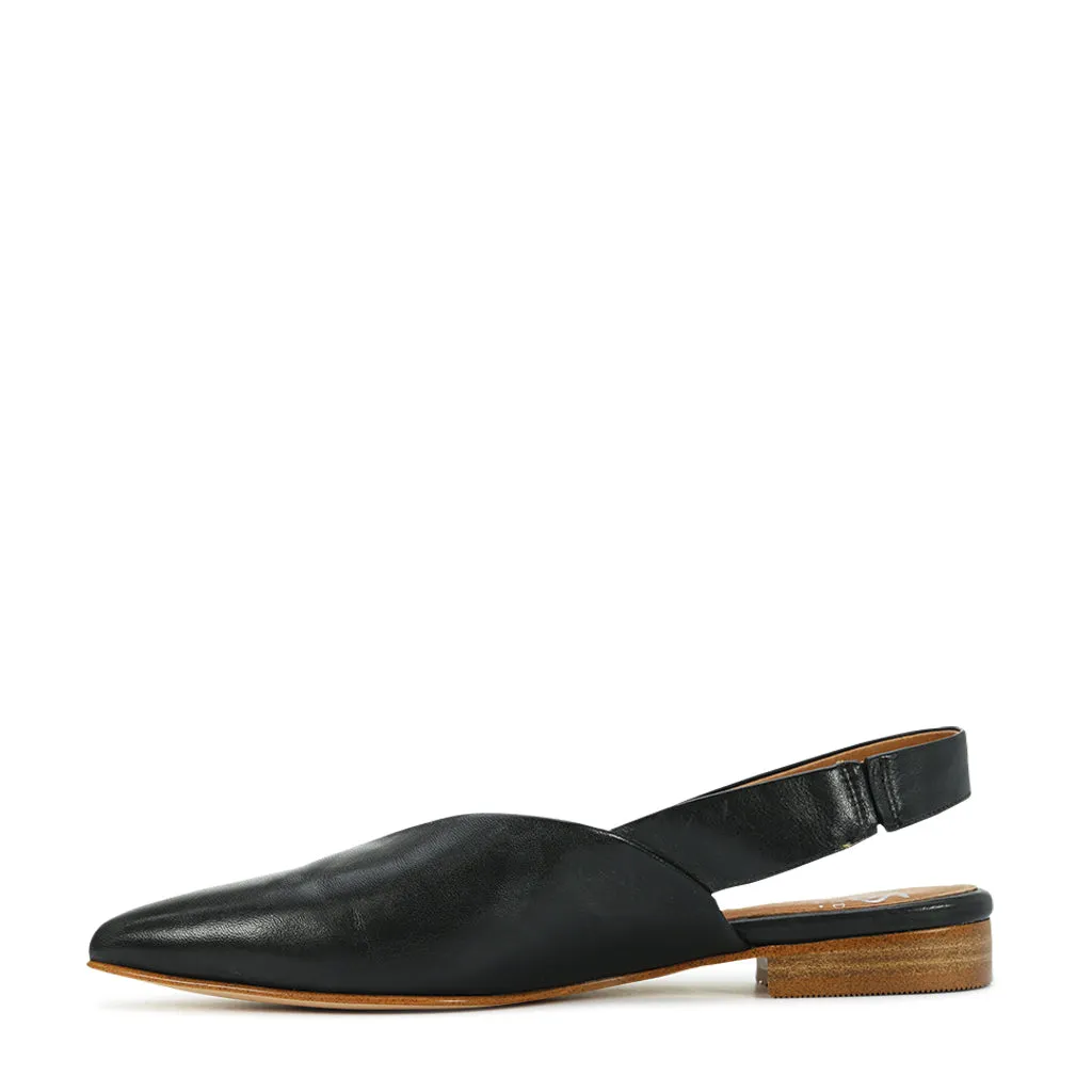 Emir Leather Sling Back