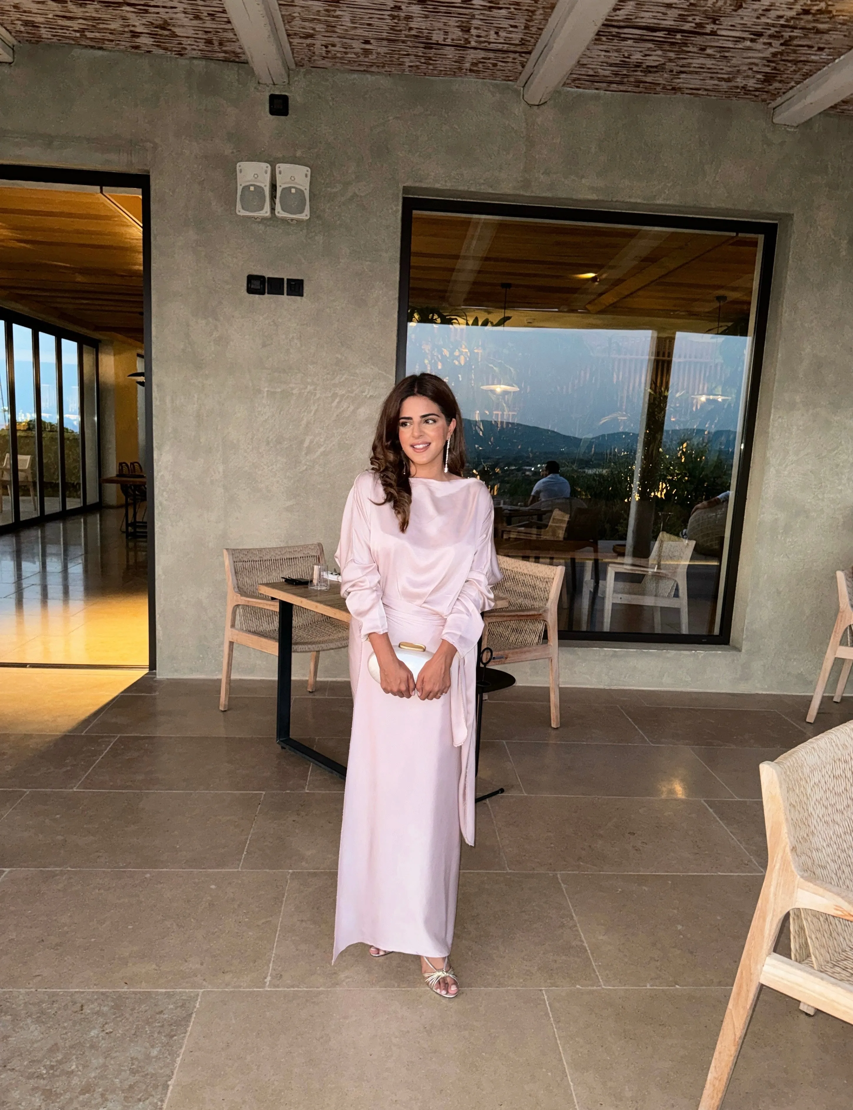 Femi Wrap dress in pink