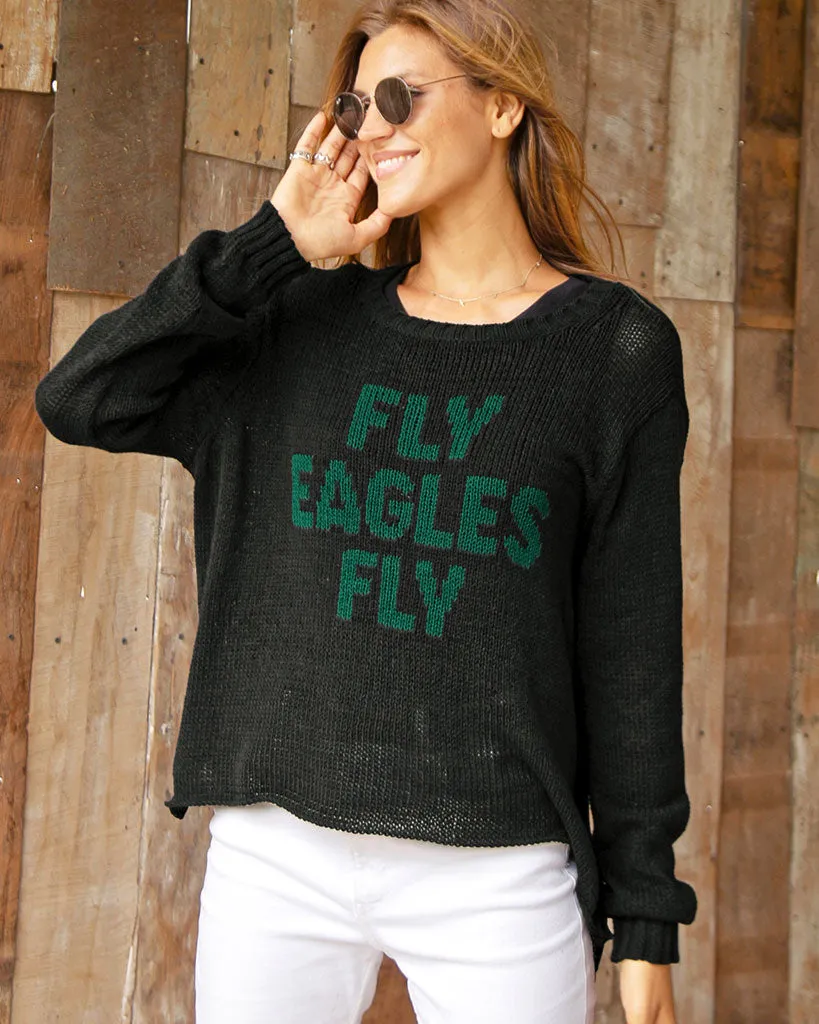 FLY EAGLES FLY CREW COTTON