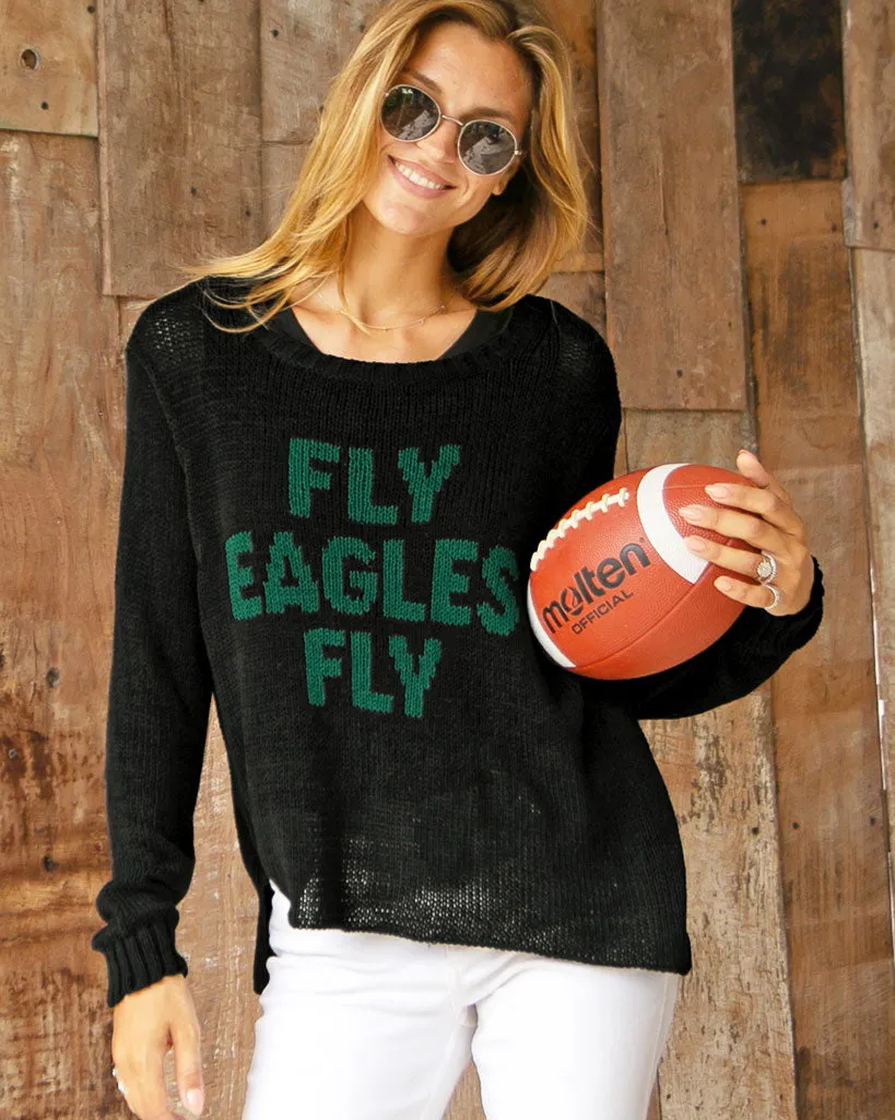 FLY EAGLES FLY CREW COTTON
