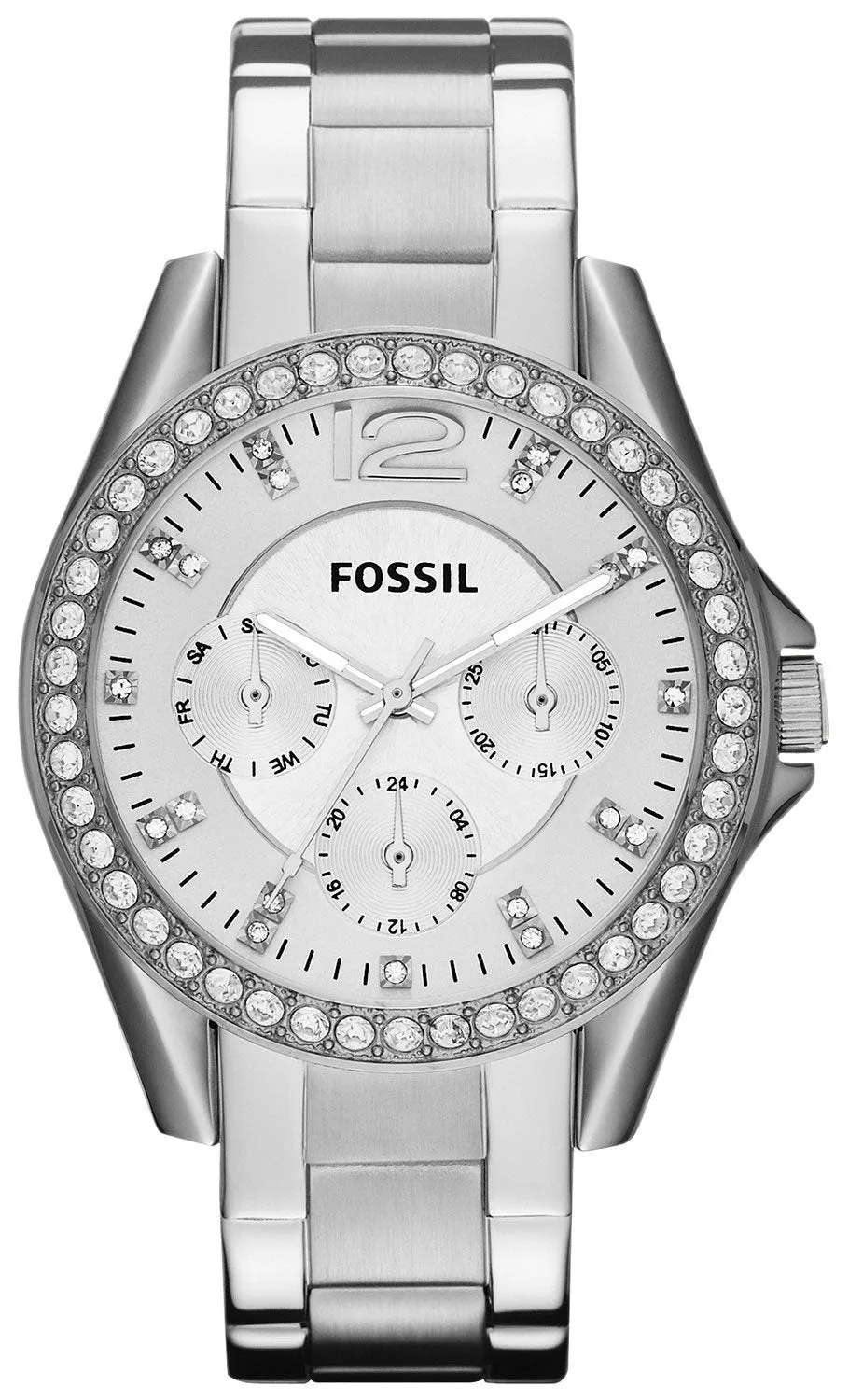 Fossil Riley Multifunction Stainless Steel Watch ES3202
