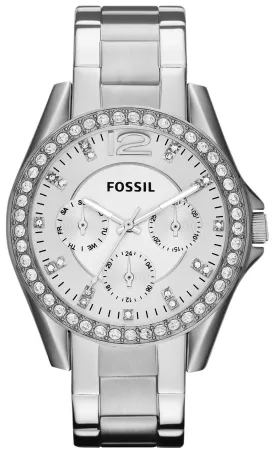 Fossil Riley Multifunction Stainless Steel Watch ES3202