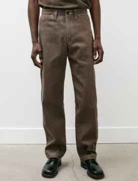 Four Pocket Pant Organic Cotton Denim Brown
