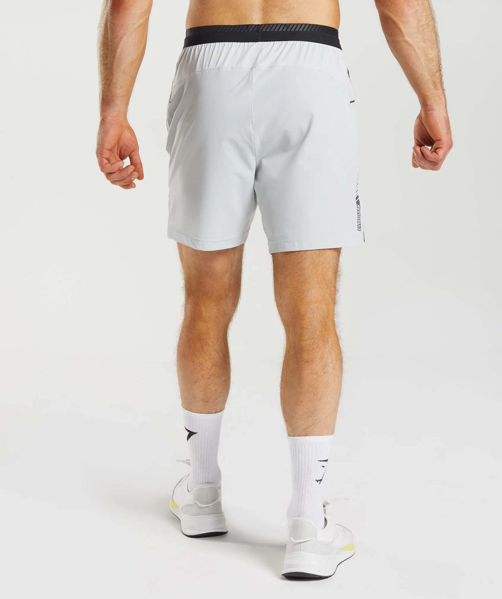 Gymshark Apex 7" Hybrid Shorts - Light Grey