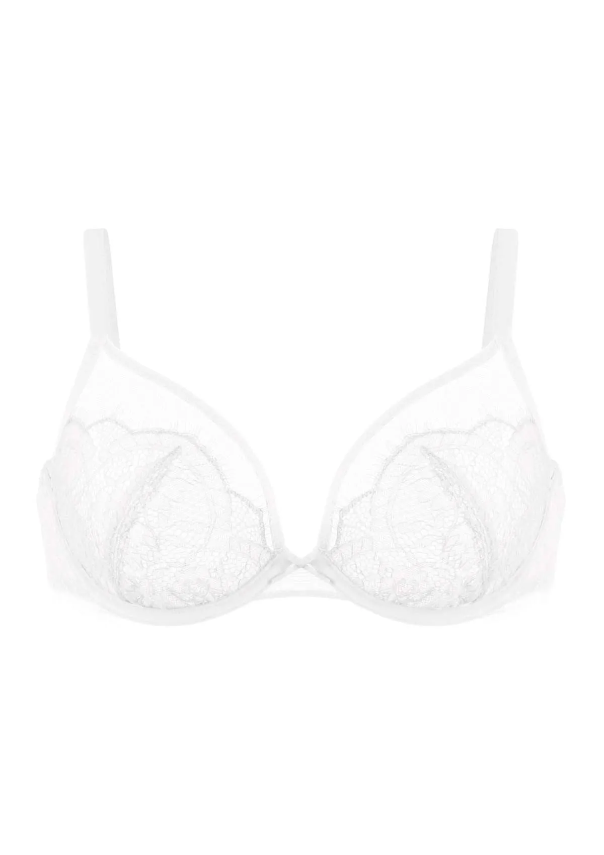 HSIA Mesh Eyelash Trim Unlined Bra