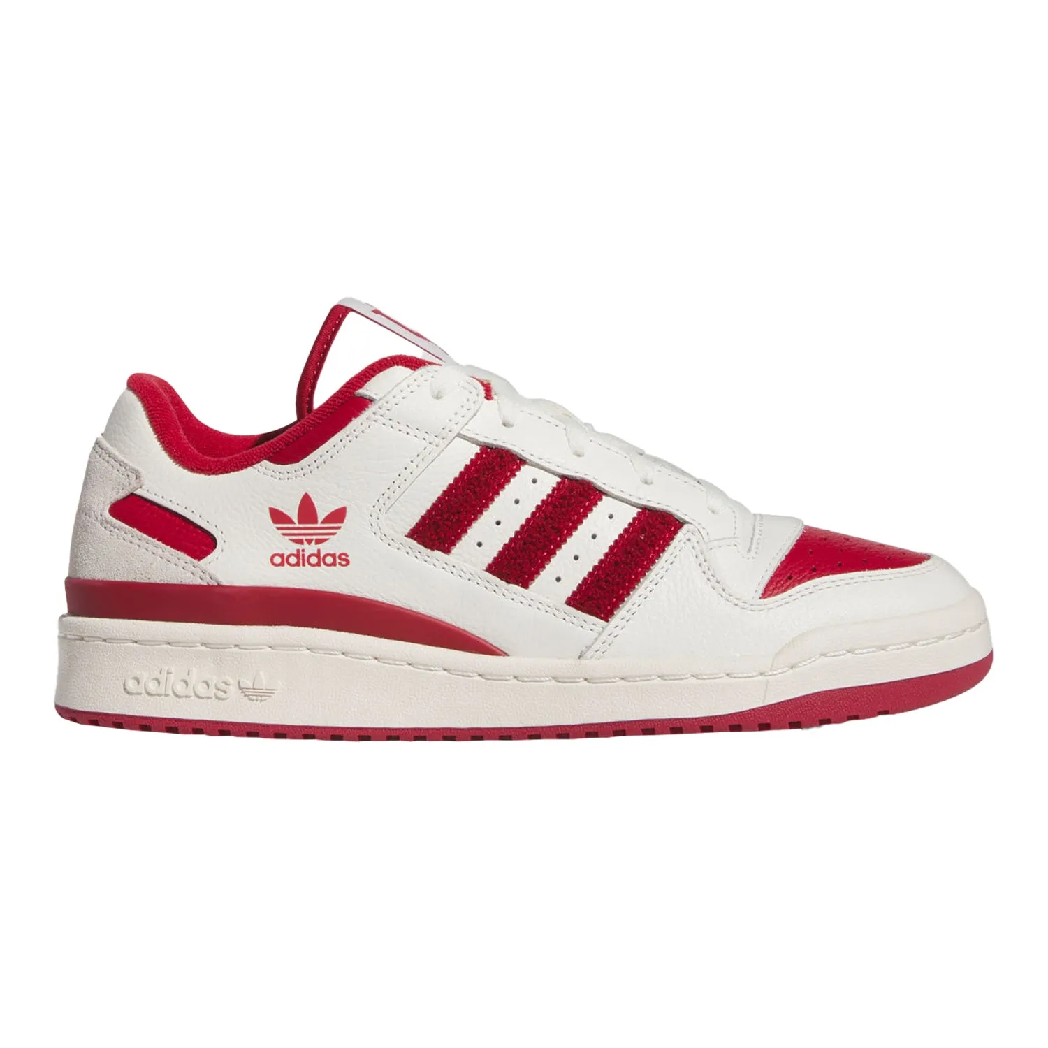 Indiana Hoosiers Adidas Originals Forum Low CL Shoes