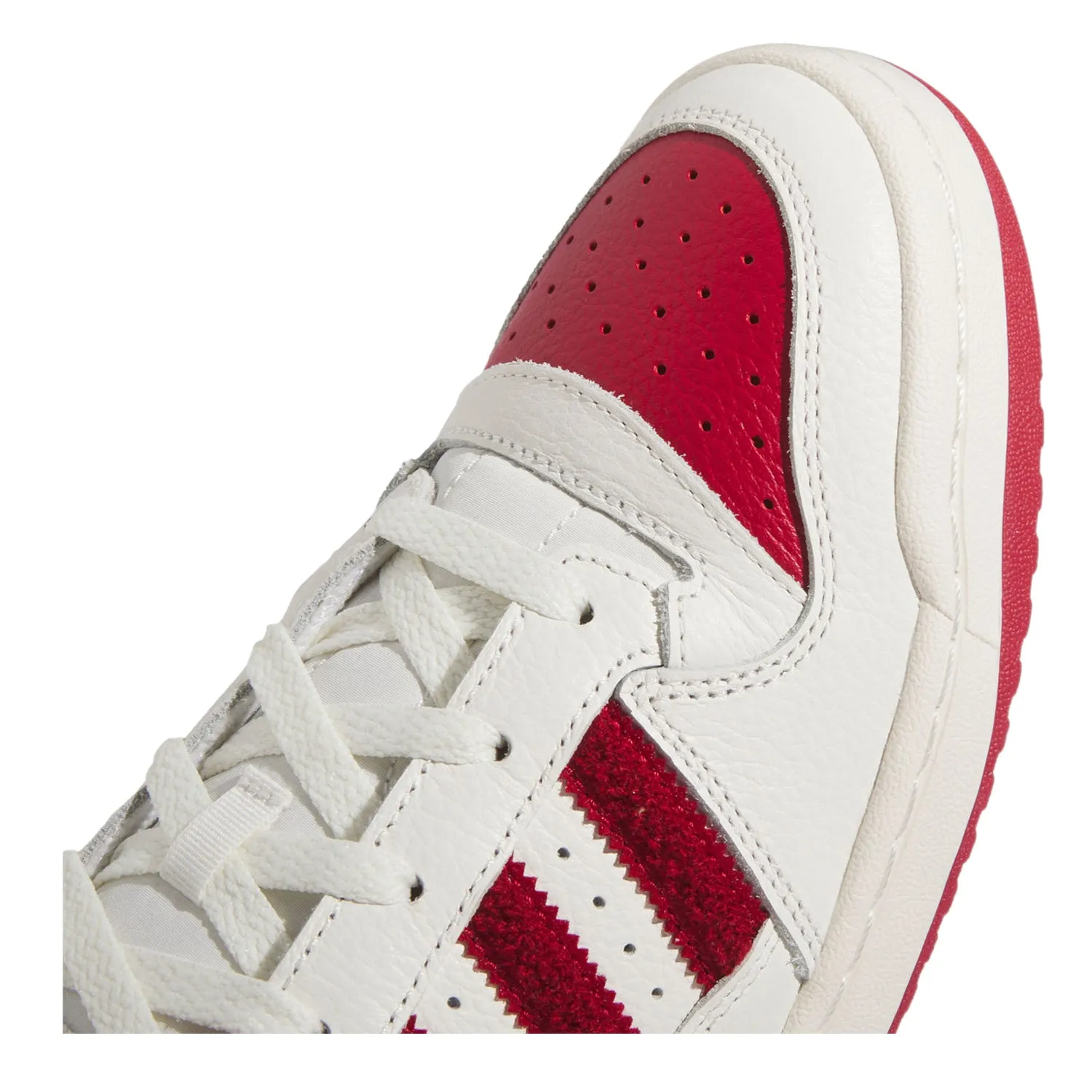 Indiana Hoosiers Adidas Originals Forum Low CL Shoes