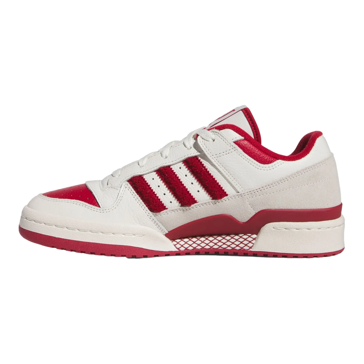 Indiana Hoosiers Adidas Originals Forum Low CL Shoes