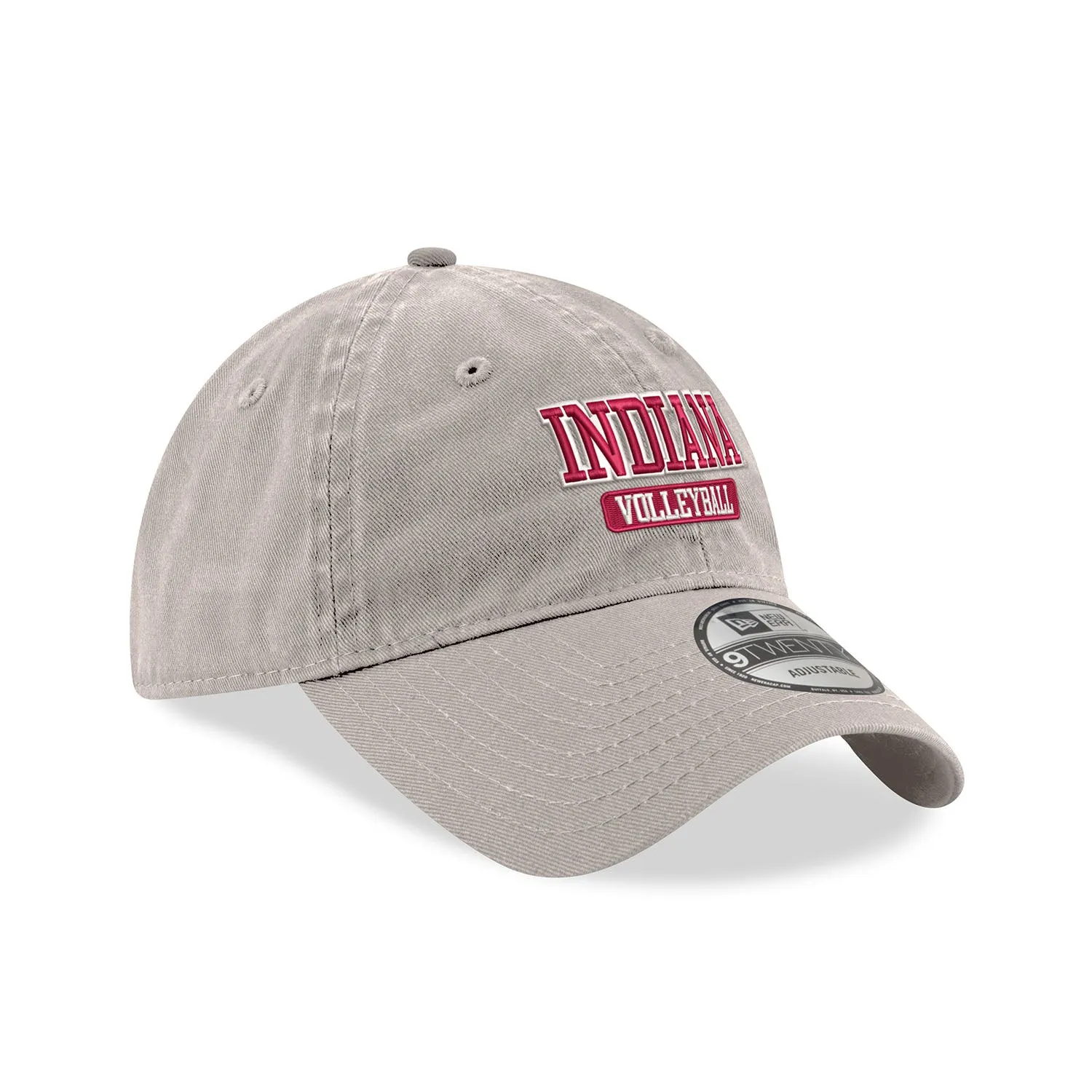 Indiana Hoosiers Volleyball Stone Adjustable Hat