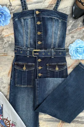 Indiana Jumpsuit (Dark Denim)