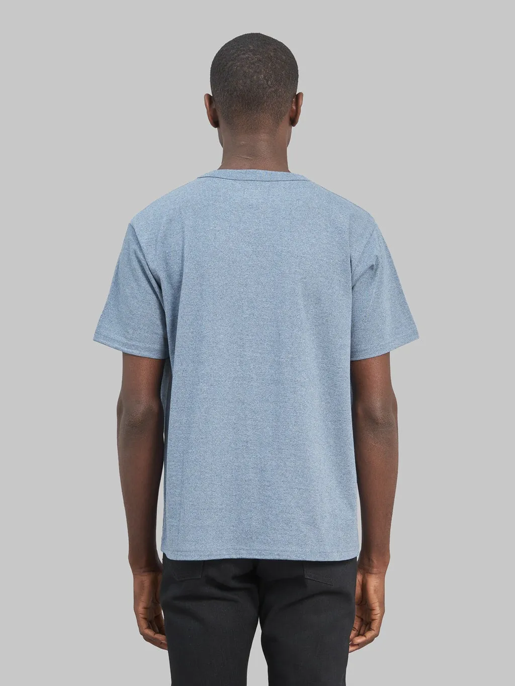 Japan Blue Recycled Denim T-shirt Mid Indigo