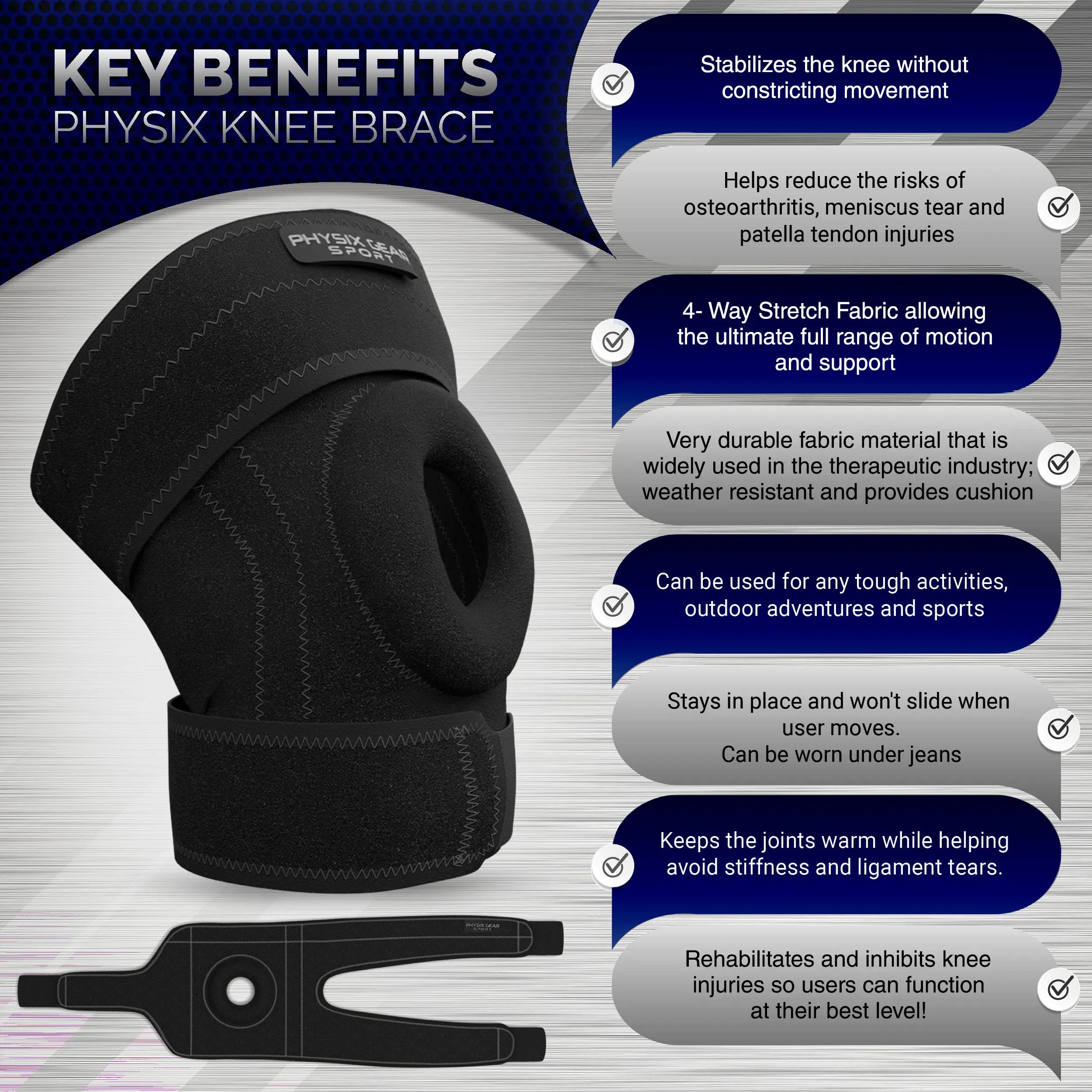 Knee Brace - Support and Stability for Active Lifestyles