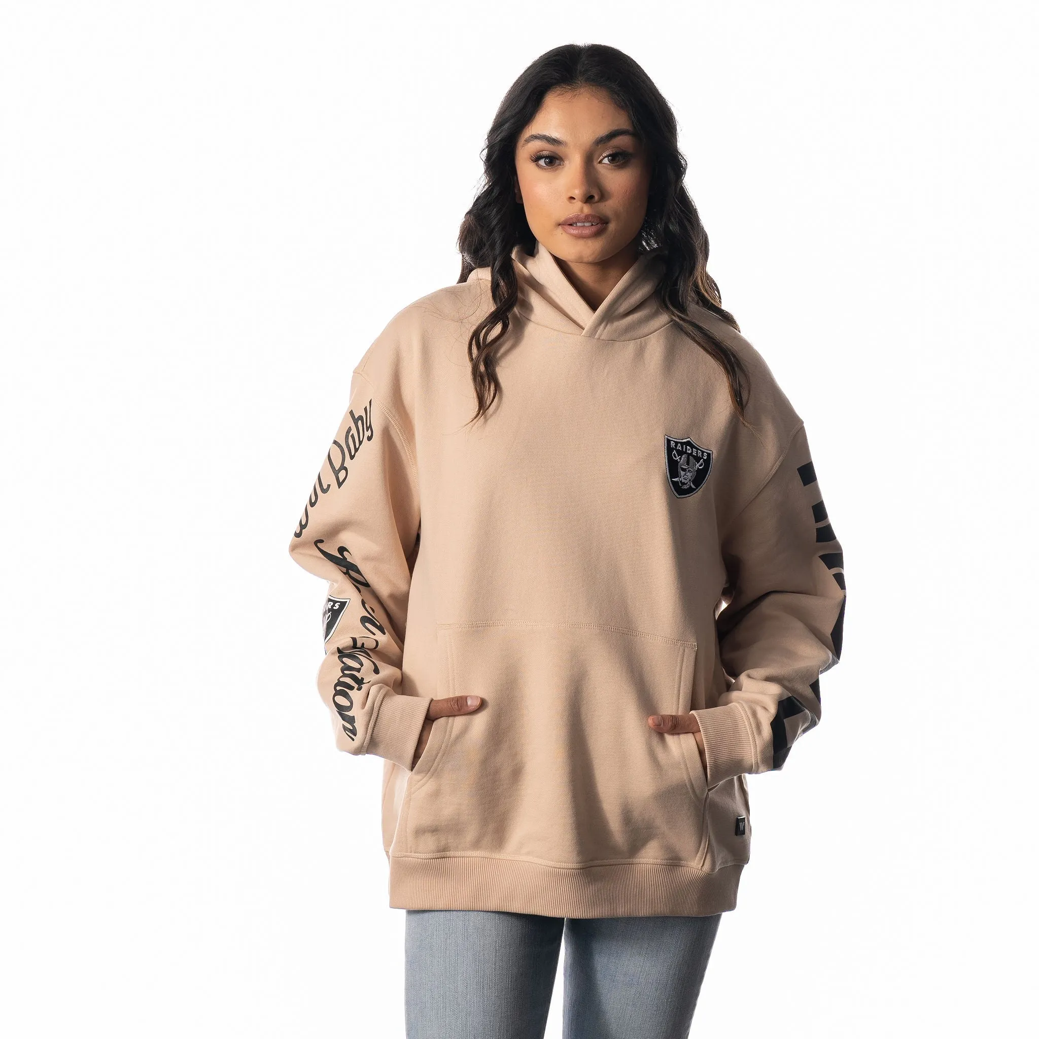 Las Vegas Raiders Graphic Hoodie - Cream