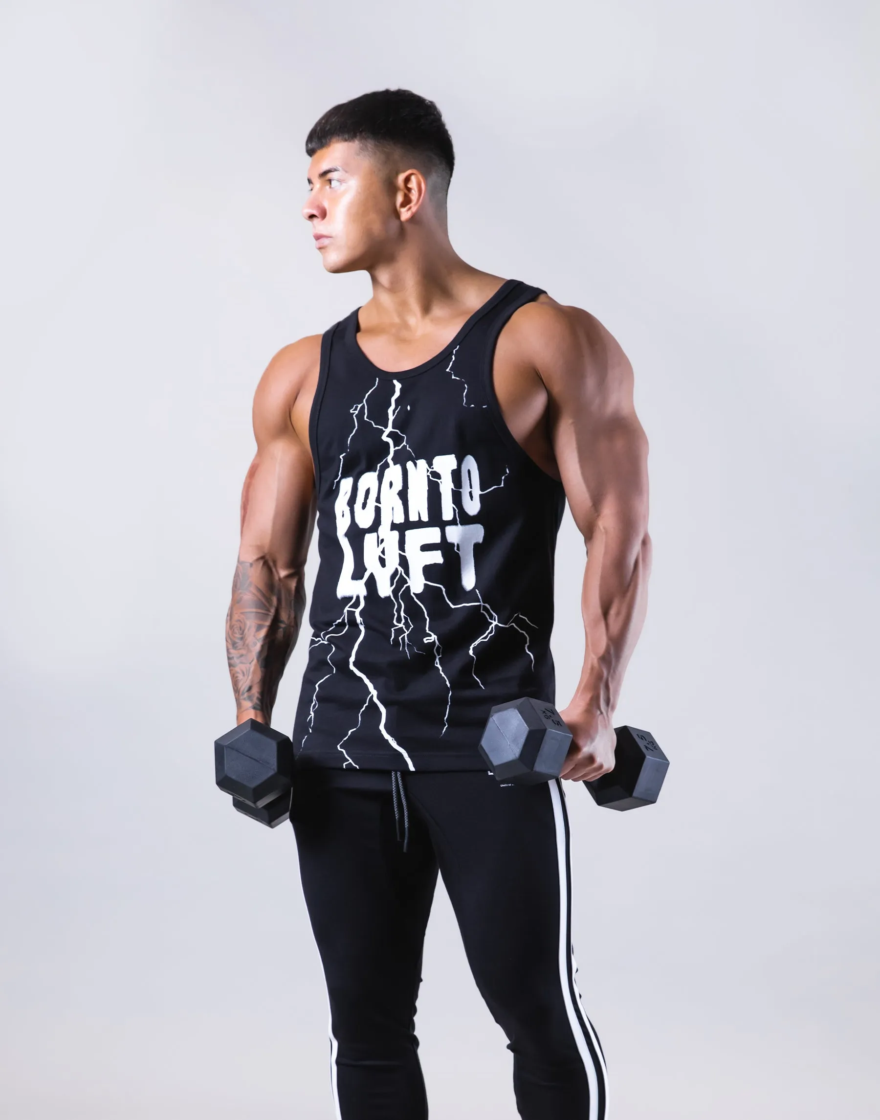 Lightning Paint Training Tanktop - Black