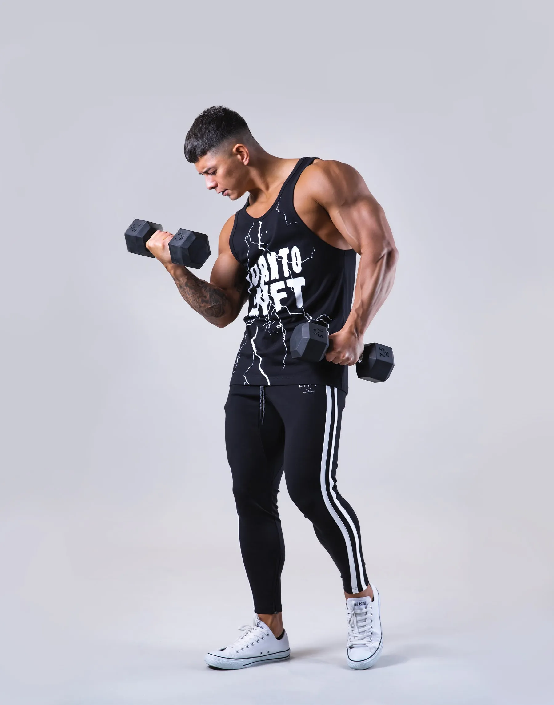 Lightning Paint Training Tanktop - Black