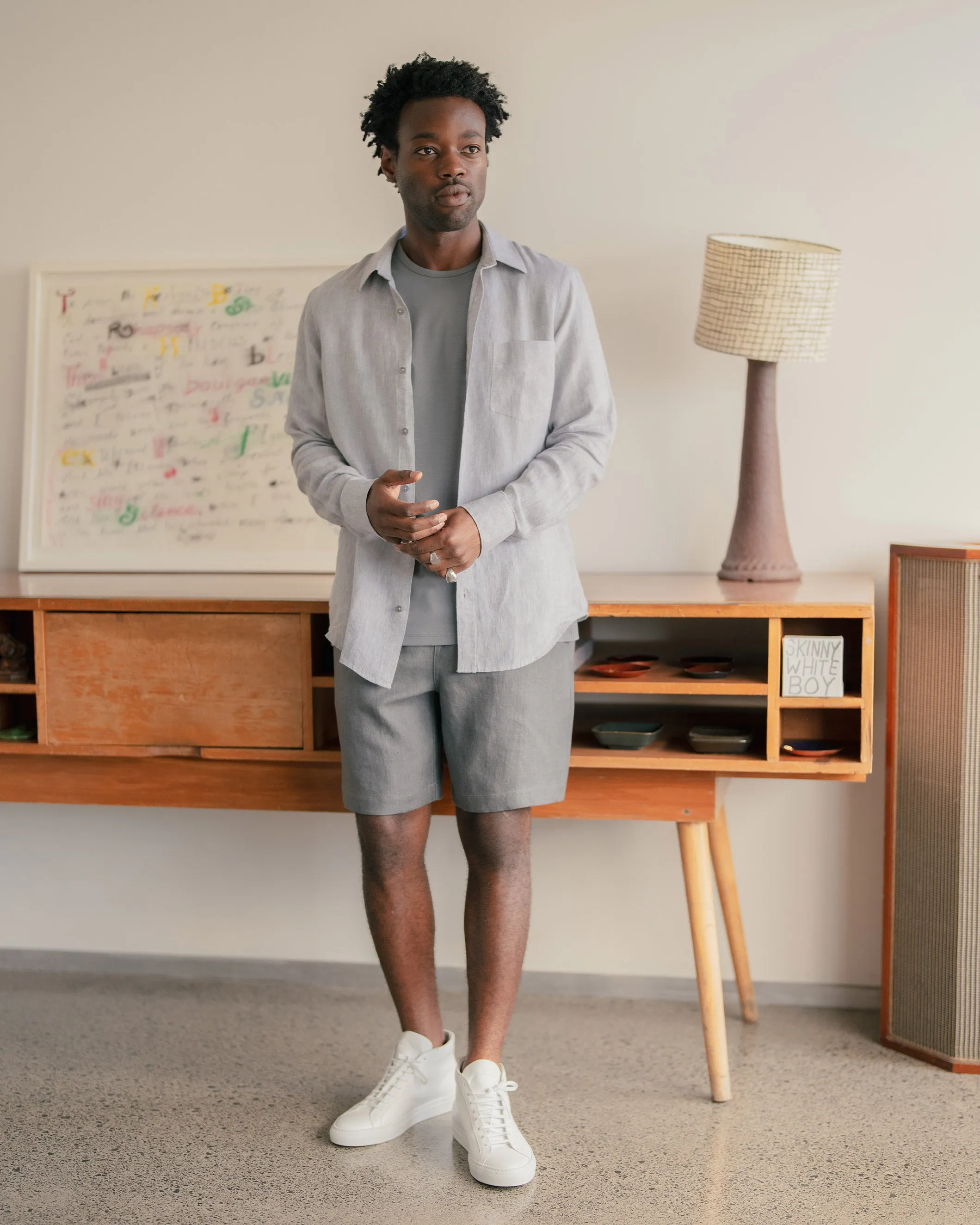 Linen Chambray Arrowhead Shirt