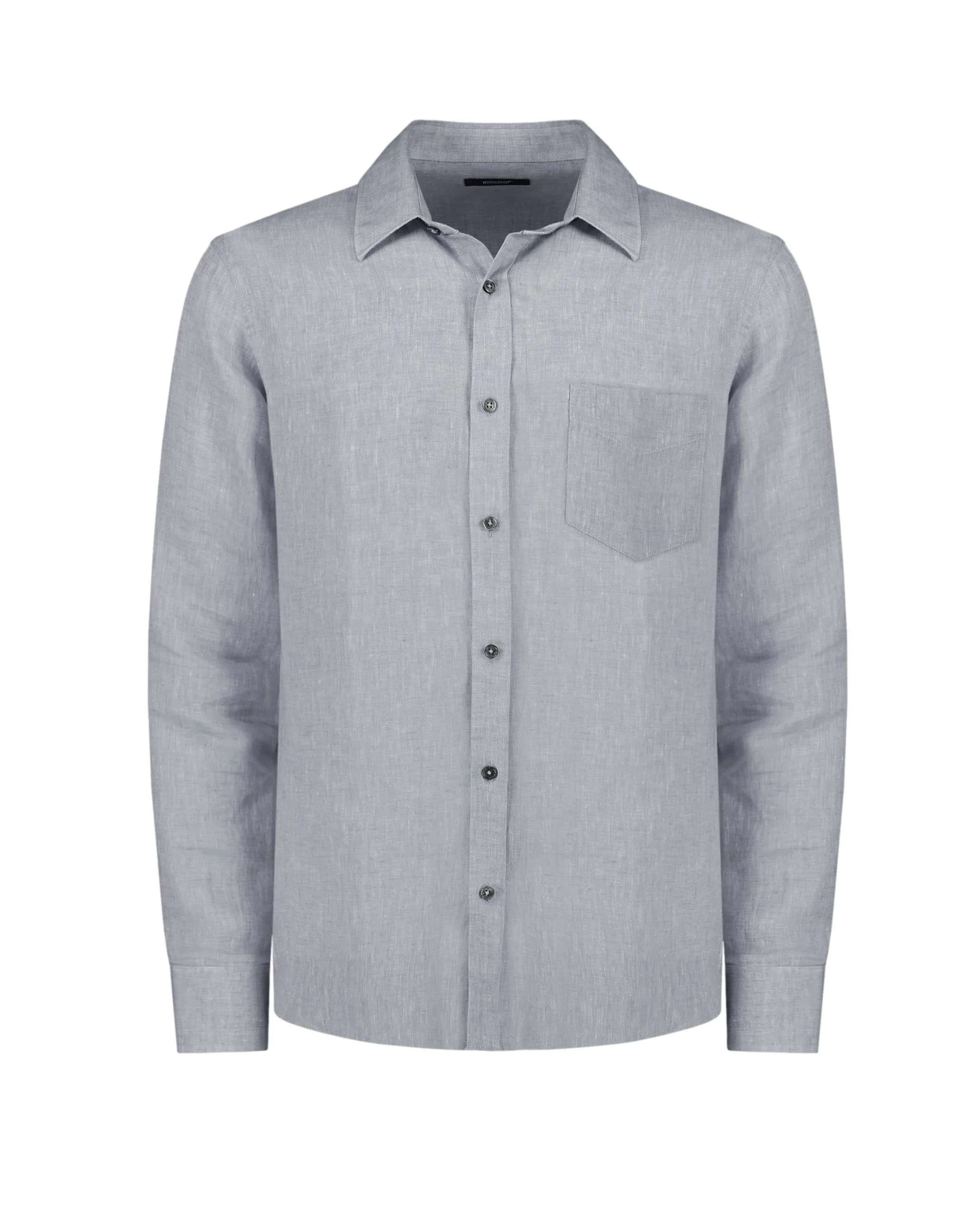 Linen Chambray Arrowhead Shirt