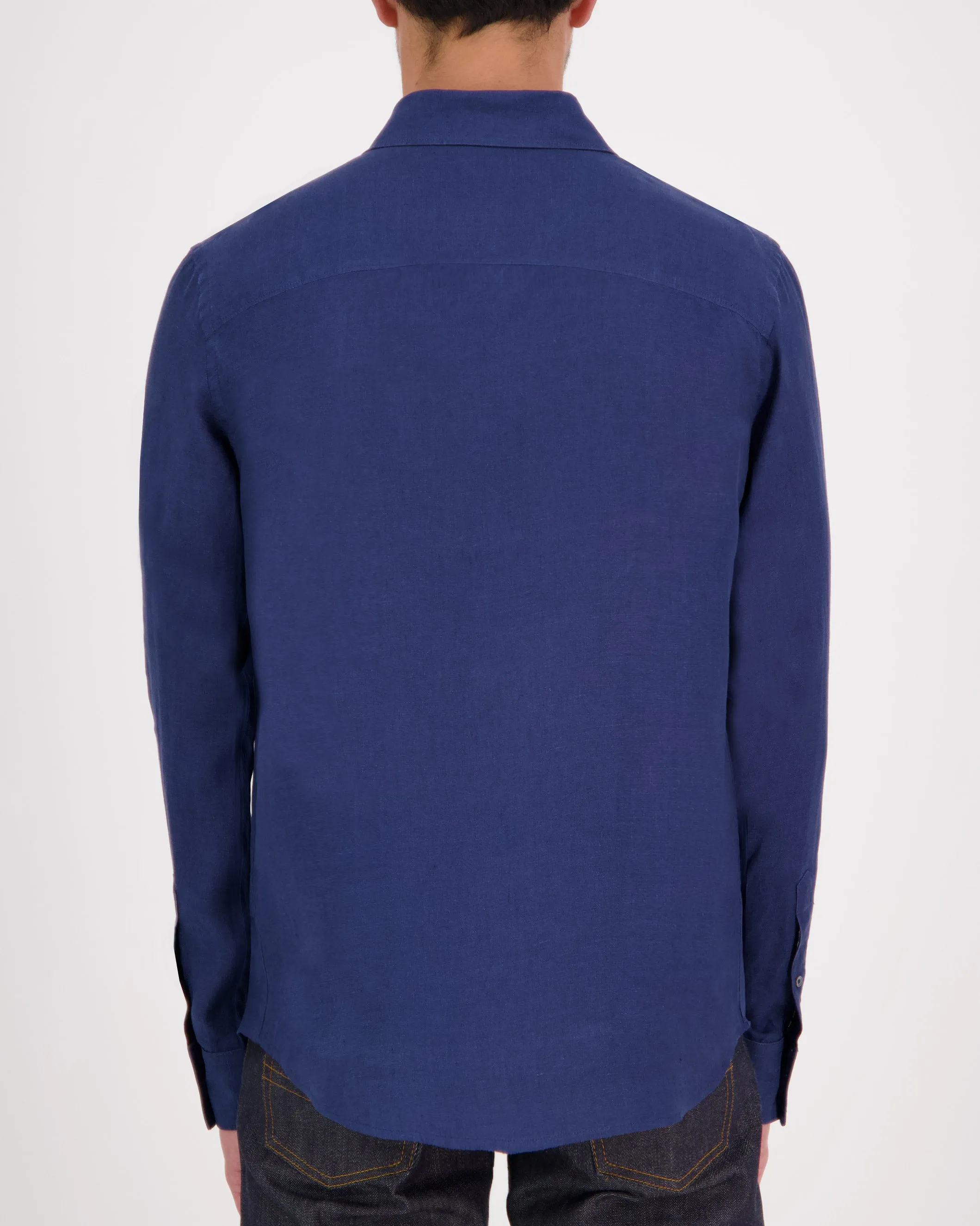 Linen Chambray Arrowhead Shirt