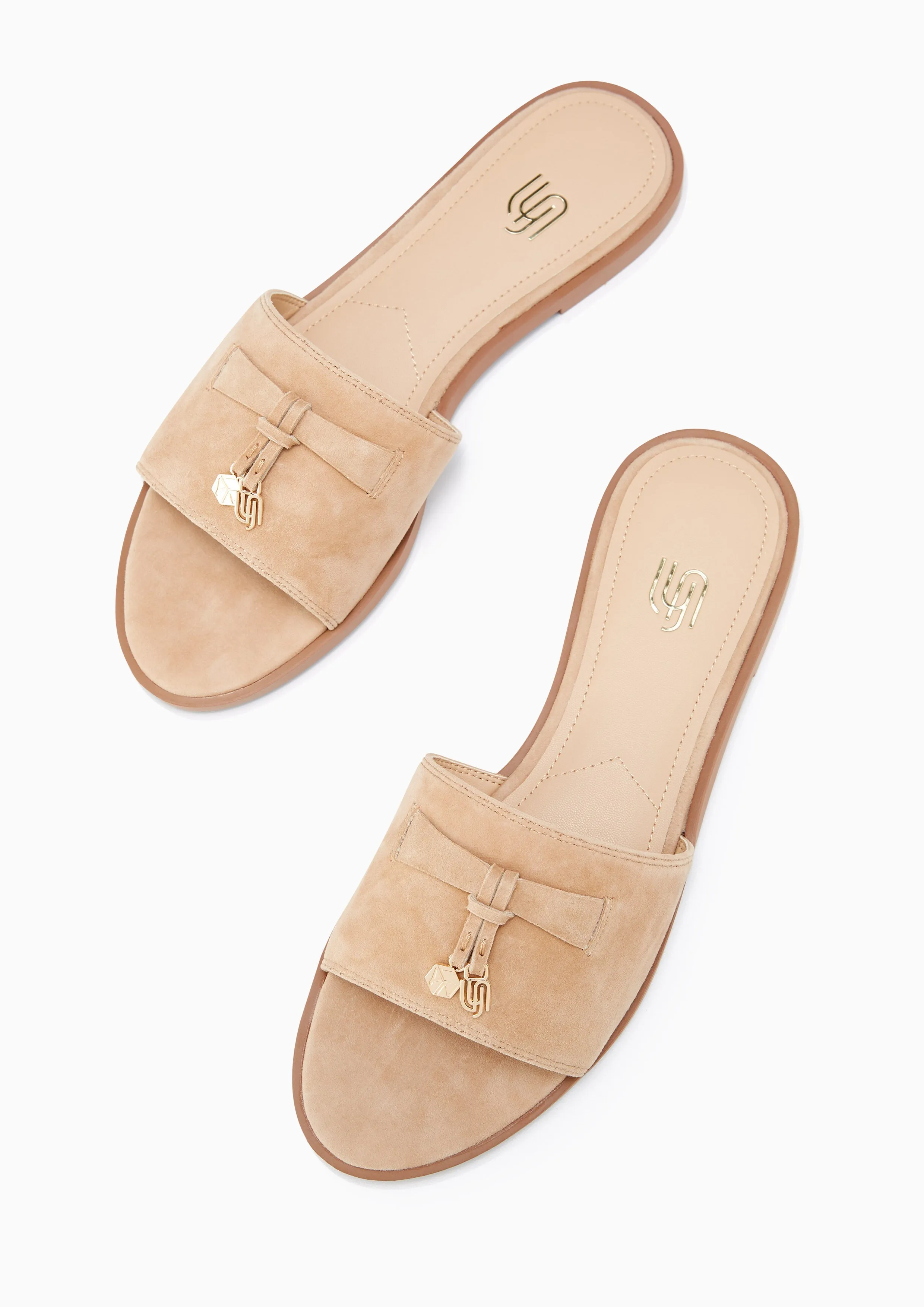 Lumi Infinite Flat Sandals - Beige