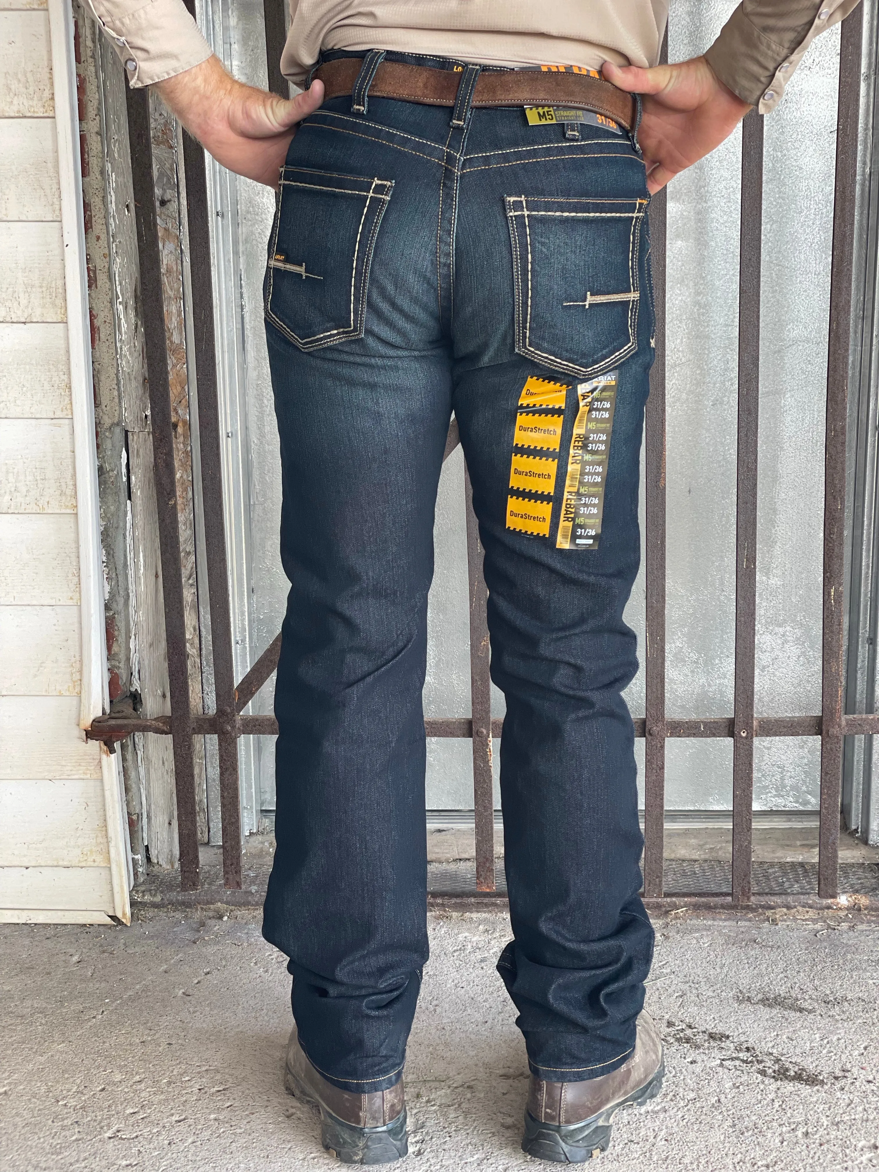 Men's Ariat Rebar M5 Straight Leg Jeans